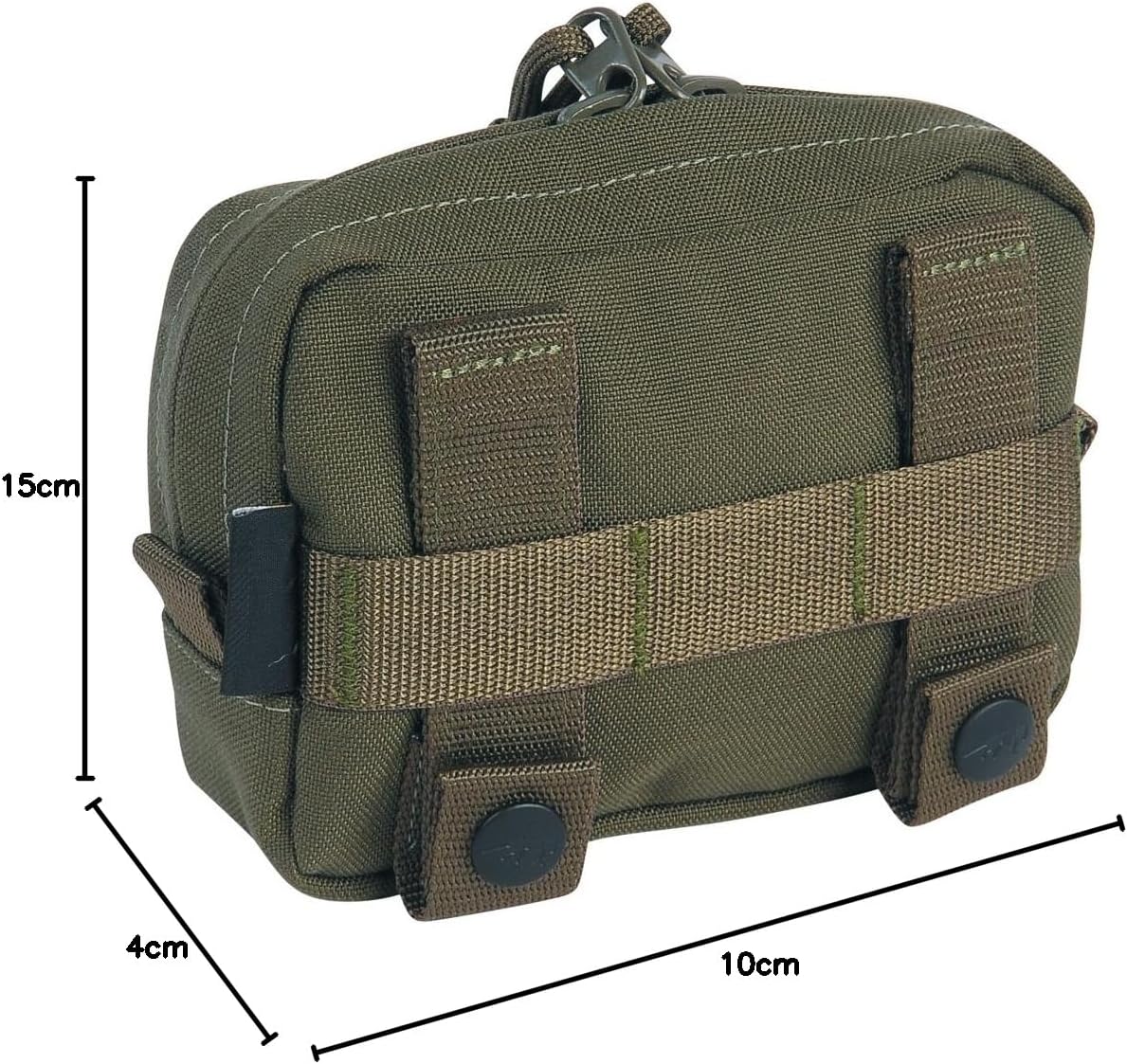Detalle de Tasmanian Tiger TT Tac Pouch 4 – kieszeń MOLLE z Cordury 700 den, oliwkowa