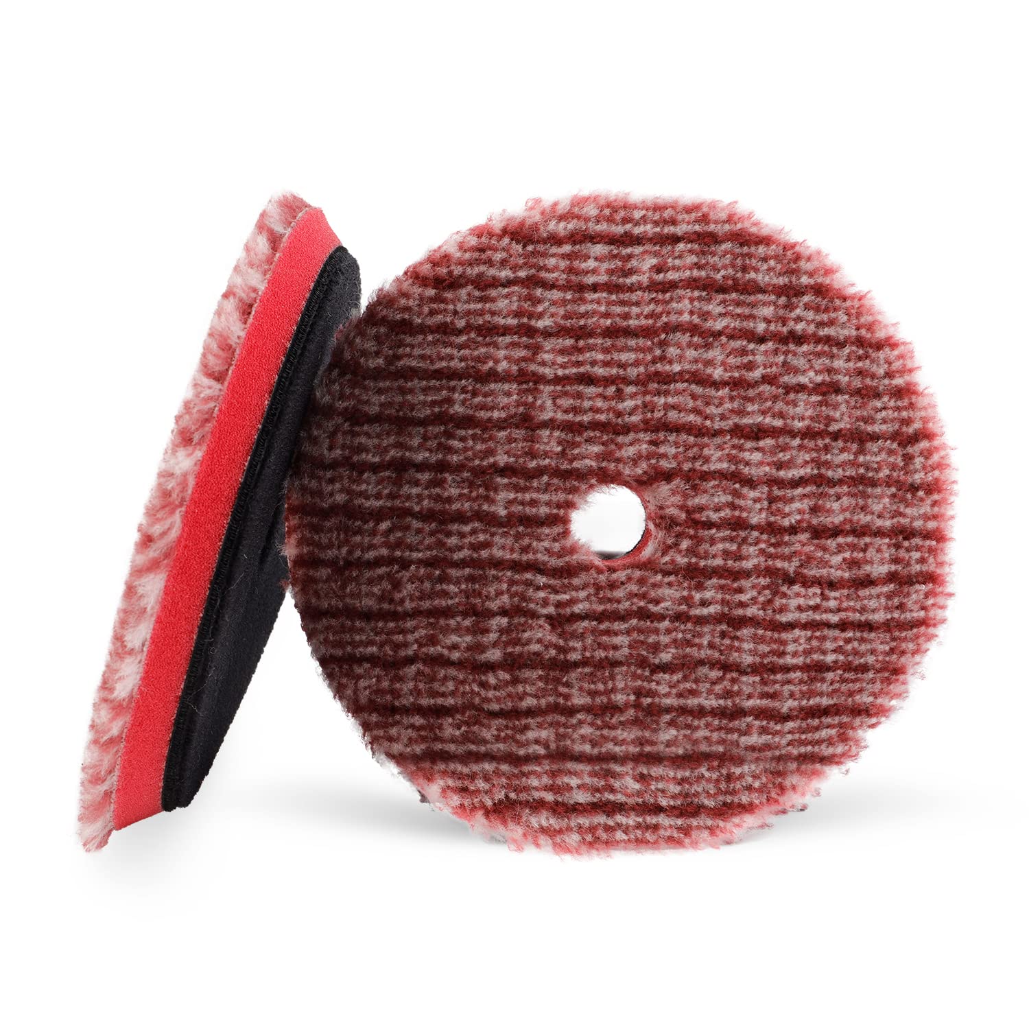 Thumbnail 6 de SPTA 6-Inch (150mm) Wool Polishing Pads (2-Pack) for Medium Cut—Yellow Wool Buffing & Polishing Set