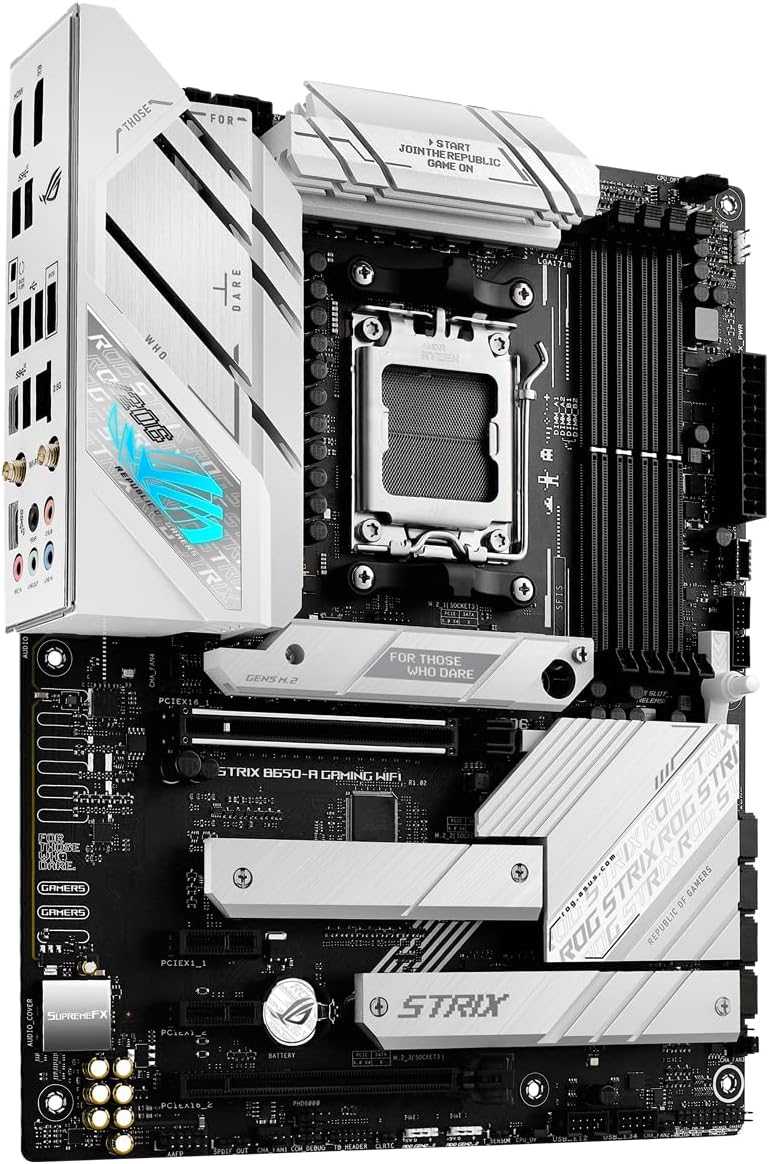 Thumbnail 6 de ASUS ROG Strix B650-A Gaming WiFi — carte mère ATX AM5 pour AMD Ryzen (WiFi 6E, 2,5G LAN, DDR5, M.2)