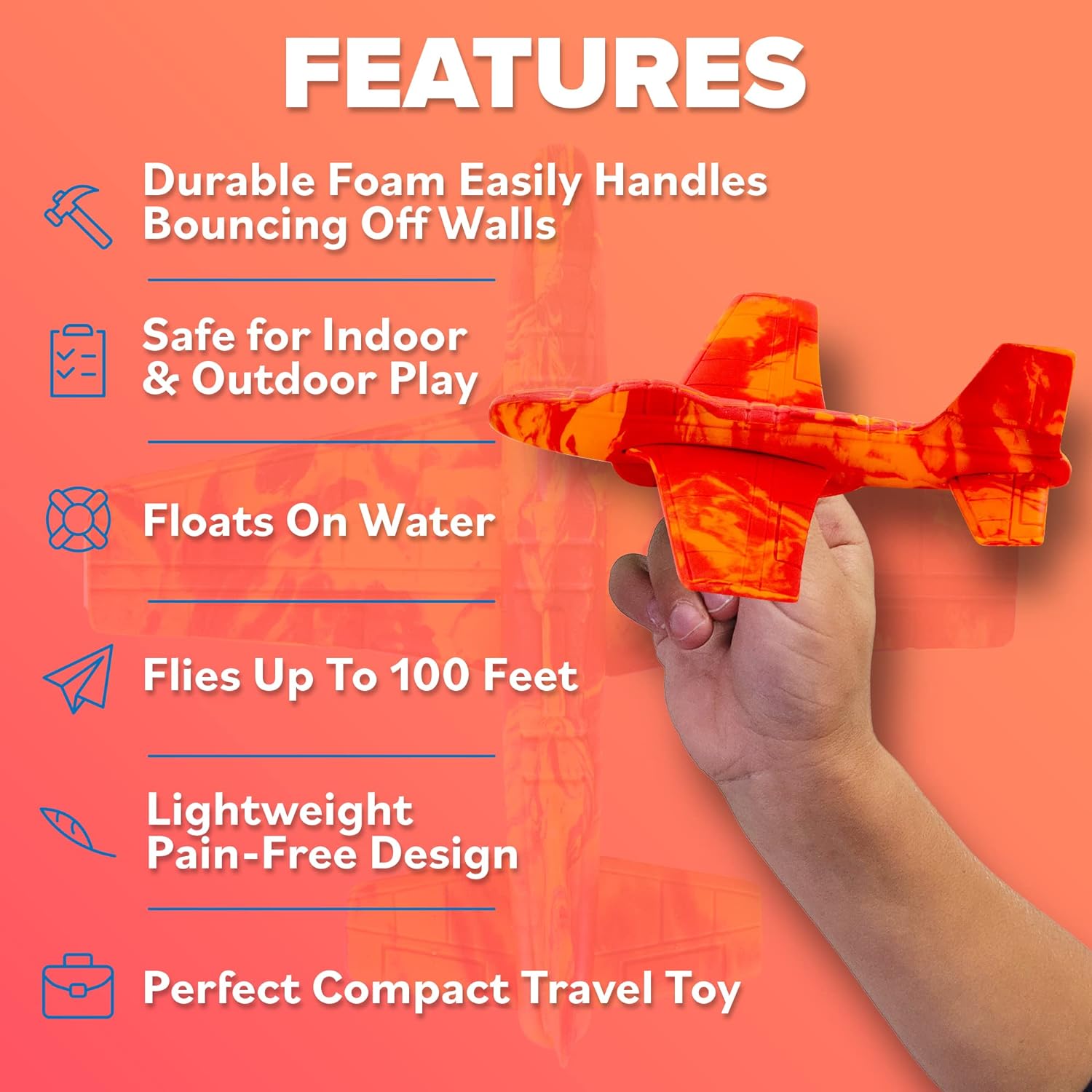 Detalle 2 de Airplane Toy Glider 100 ft ✈