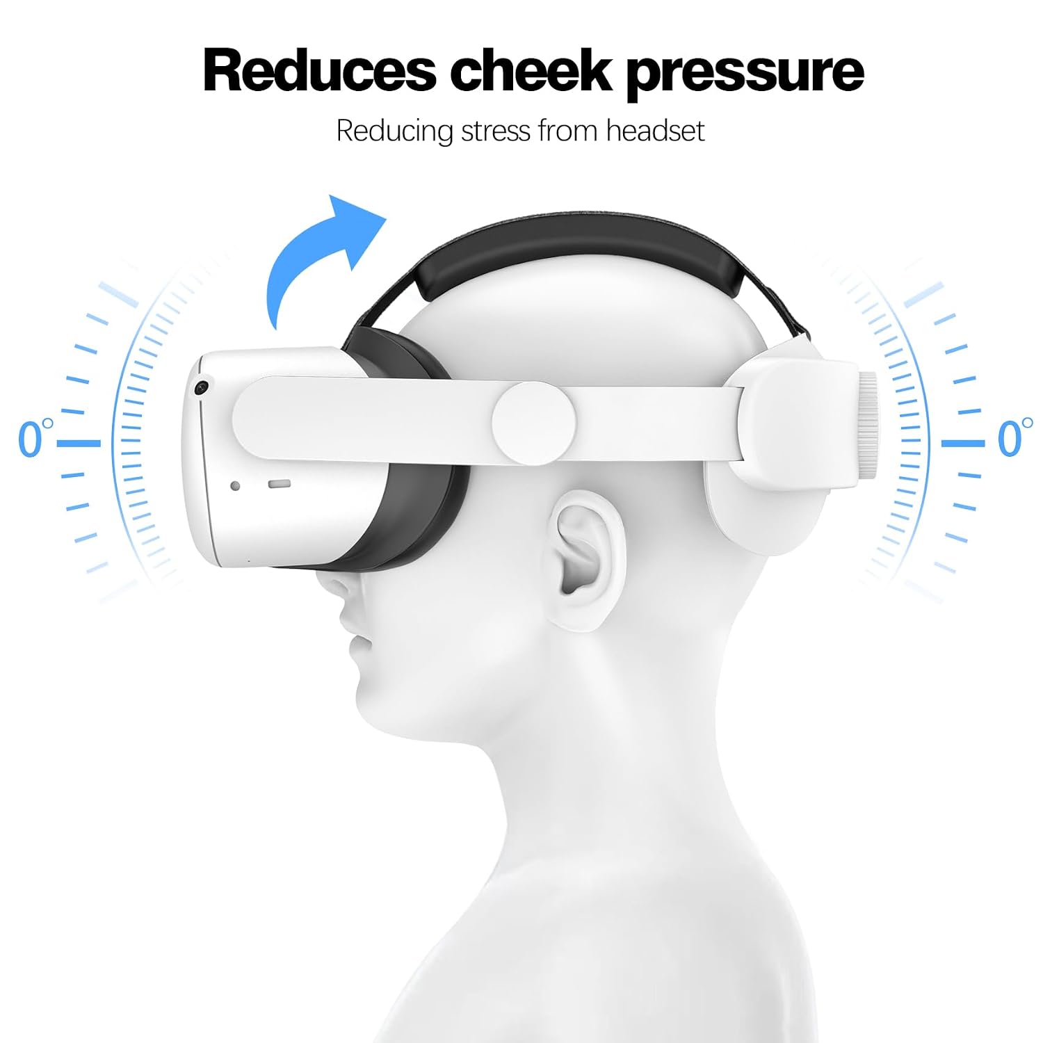 Detalle de VIBOSIK Head Strap for Oculus Quest 2 — Adjustable VR Headset