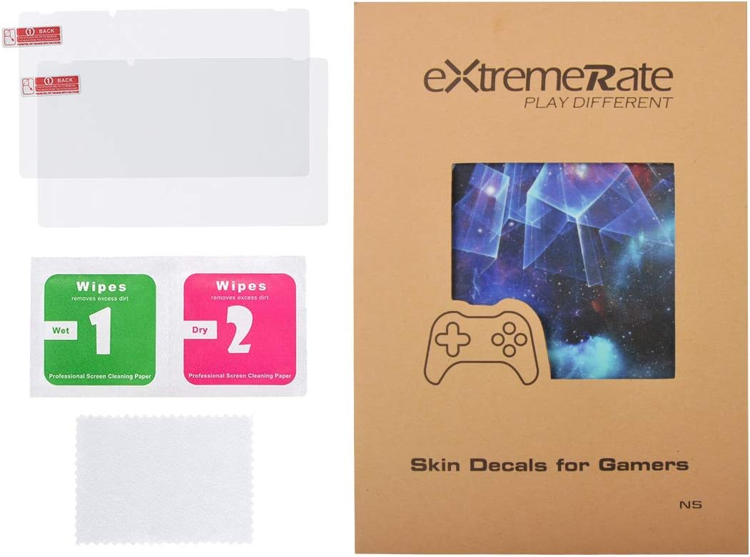 Thumbnail 6 de eXtremeRate Multidimensional Galaxy Print Decals for Nintendo Switch – Full Skin Set with Screen Protectors and Dock Coverage