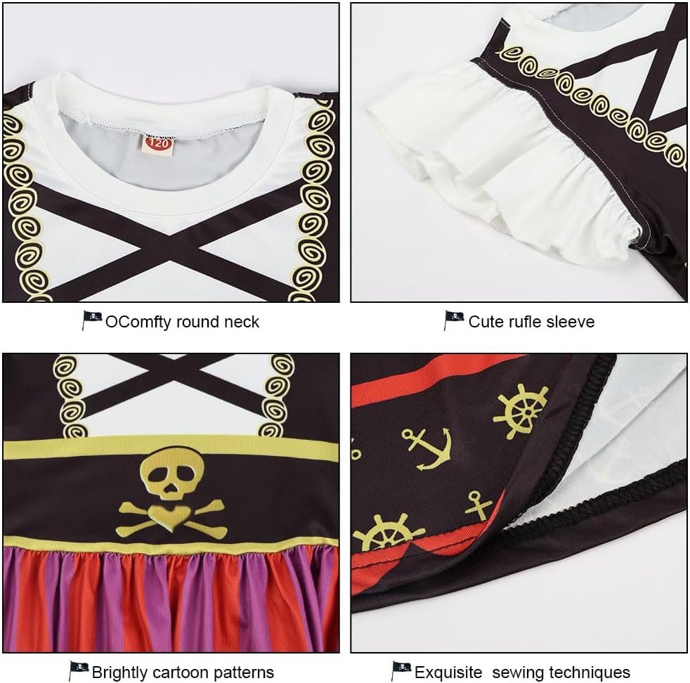 Detalle de AUYAO Costume pirata bambino taglia 110 🎭