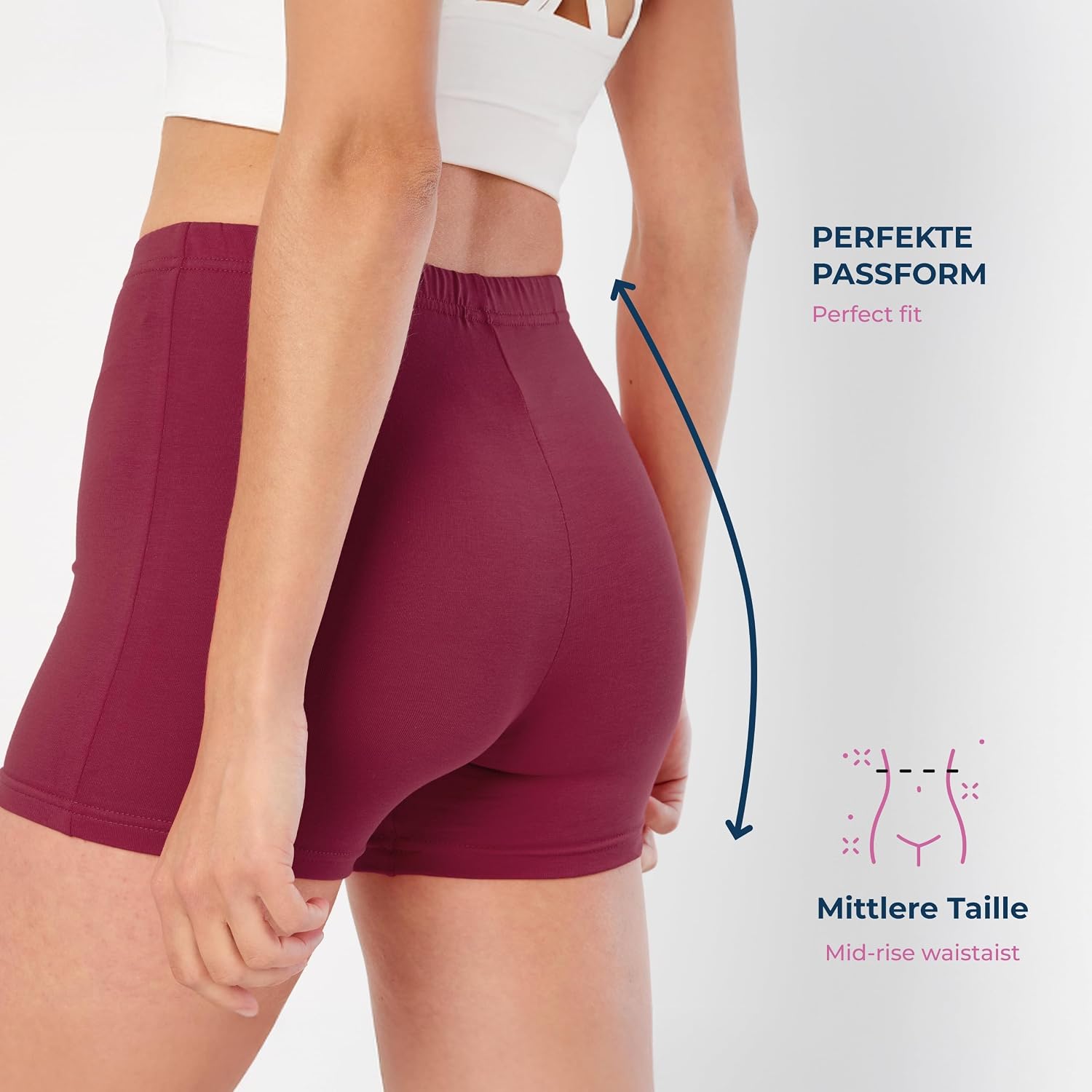 Thumbnail 3 de Merry Style MS10-392 damesonderbroek als katoenen fietsbroek, 94% katoen