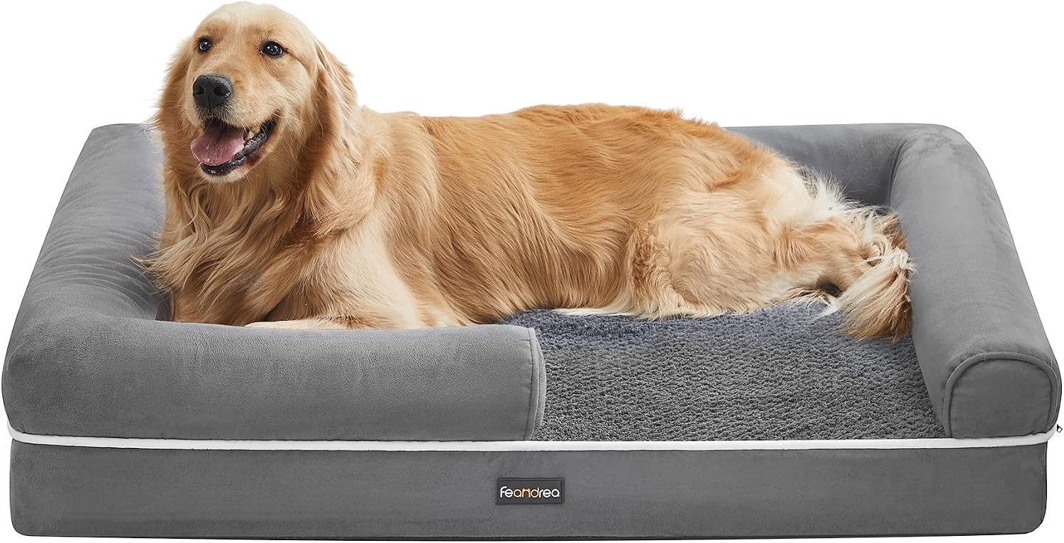 Detalle de Feandrea Panier orthopédique pour chien 106 × 76 × 18 cm
