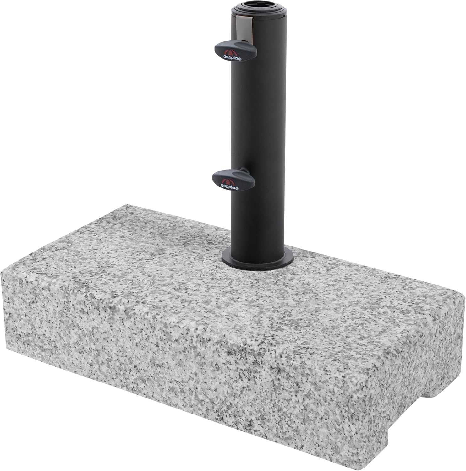 Thumbnail 6 de Doppler Granit Socle 25 kg – Pied de Parasol en Acier Inoxydable, Carré 38x38x7 cm