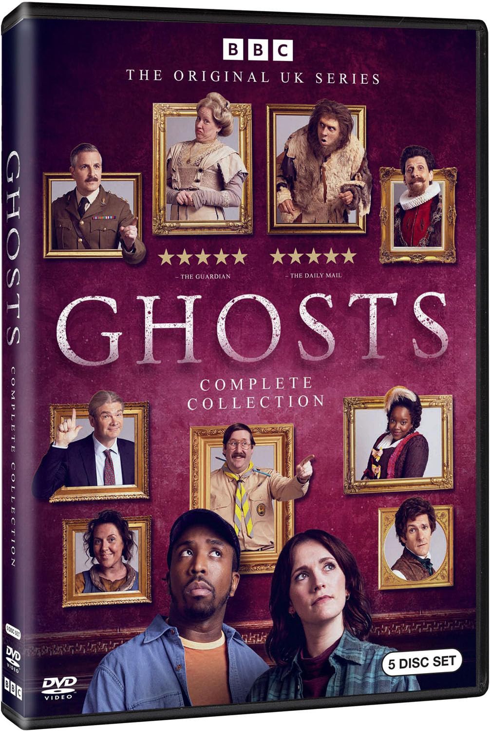 Detalle 2 de Ghosts: The Complete Series 883929820948 DVD, 5-Disc Comedy Set