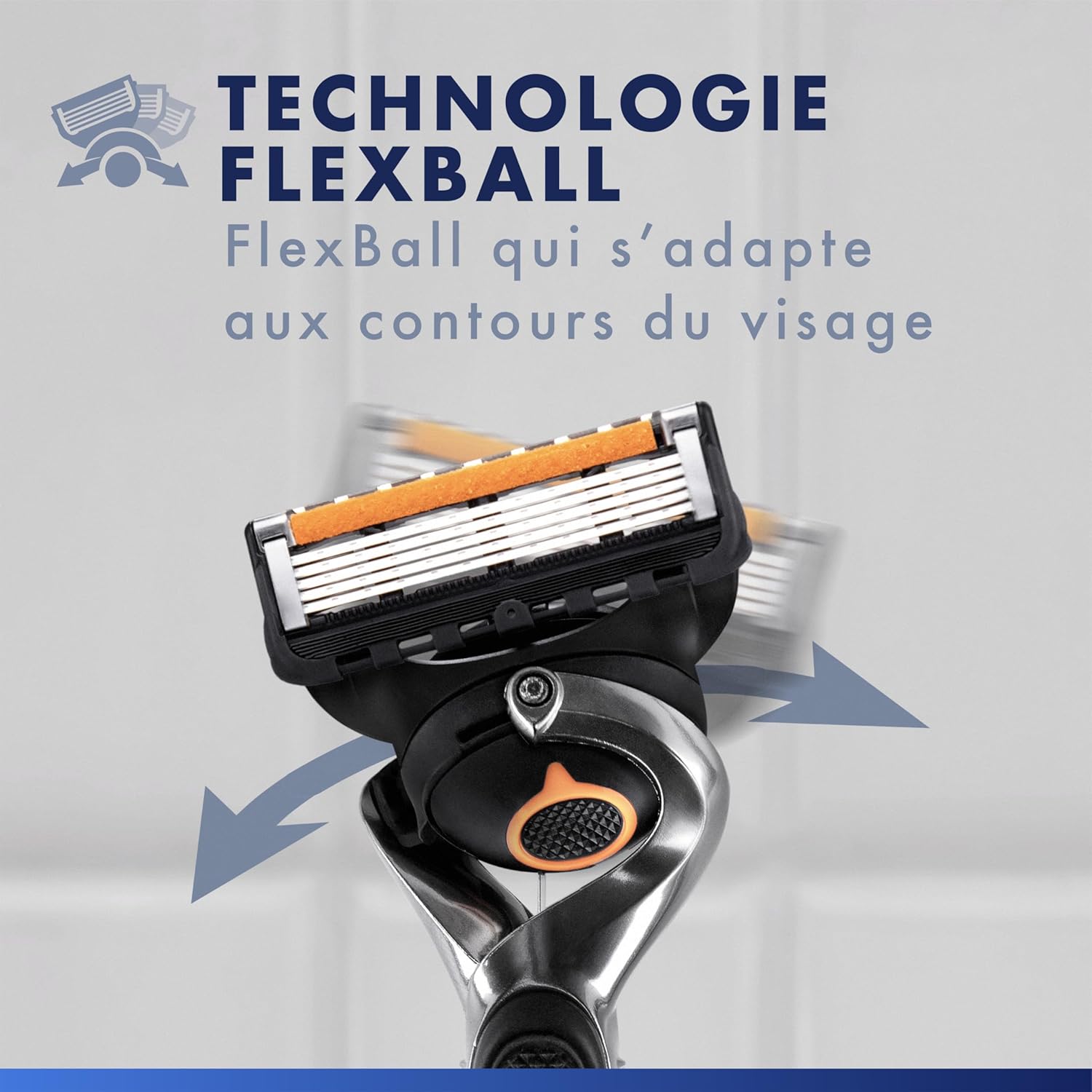Thumbnail 2 de Recharges de rasoir Gillette ProGlide pour hommes (10 recharges, lames et bande lubrifiante EverGlide)