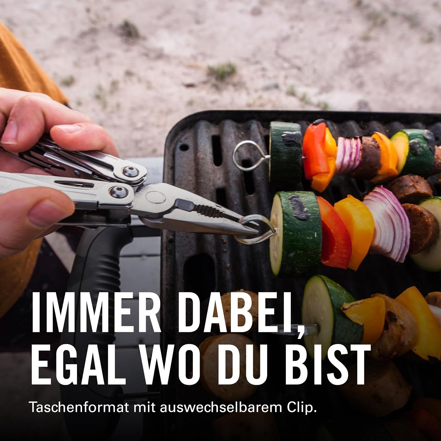 Detalle de Leatherman Wingman Multi-Tool – 14 Werkzeuge, Edelstahl, kompakt und zuverlässig