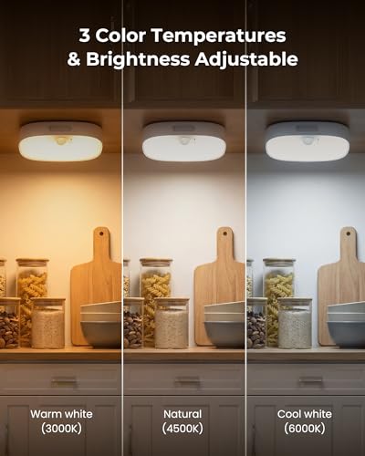 Detalle 2 de FULEN Plafonnier LED avec Détecteur de Mouvement – IP65, Batterie 10000 mAh, RGB et Télécommande