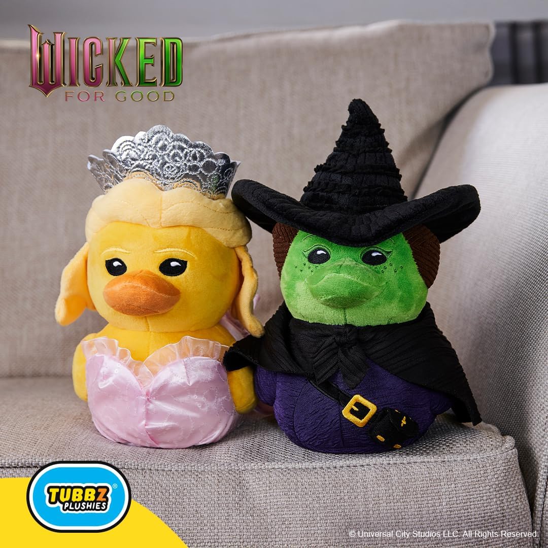 Detalle de TUBBZ Plüsch Wicked for Good – Elphaba Thropp Plüschfigur (ca. 23 cm) zum Kuscheln und Sammeln