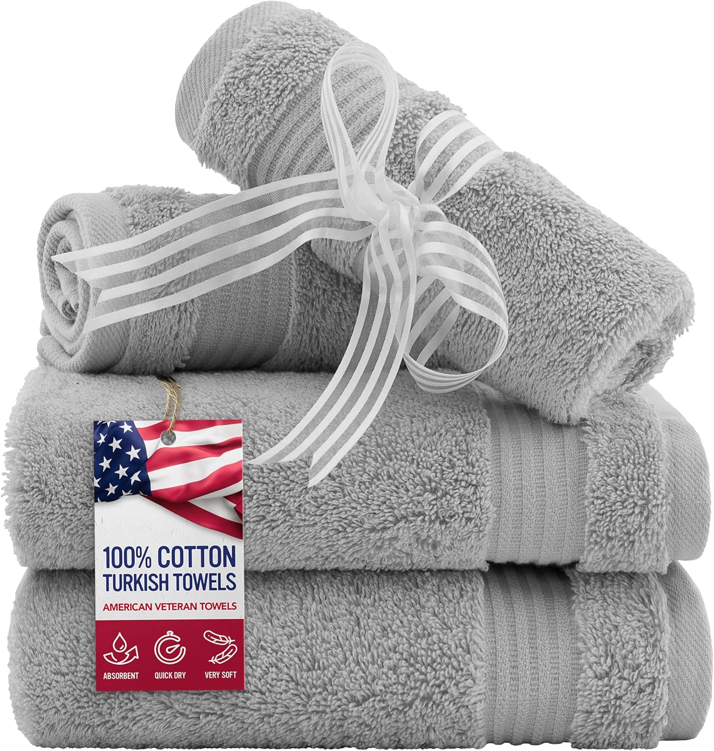 Thumbnail 5 de American Veteran Towel Hand Towels 16x28