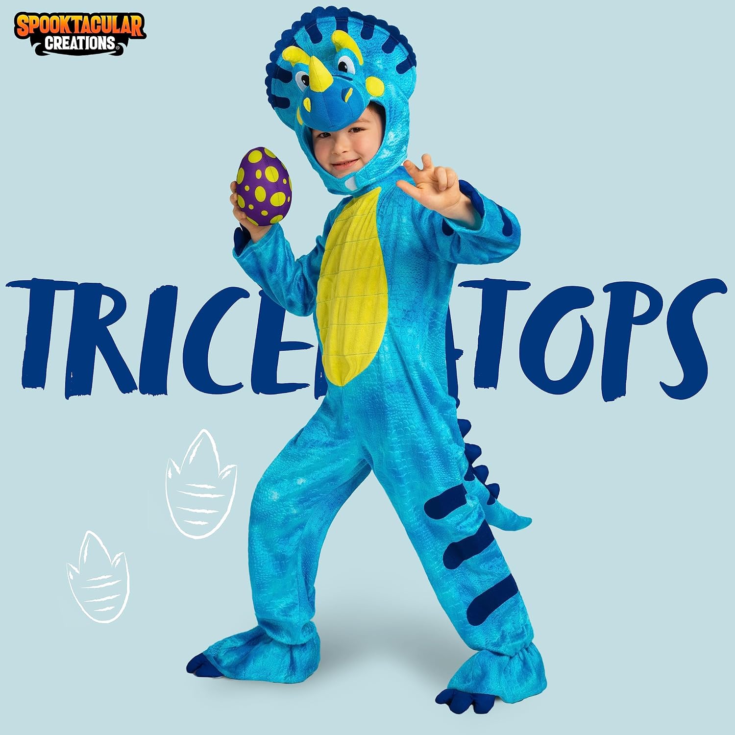 Detalle 2 de Spooktacular Creations Triceratops Kostüm 🎭