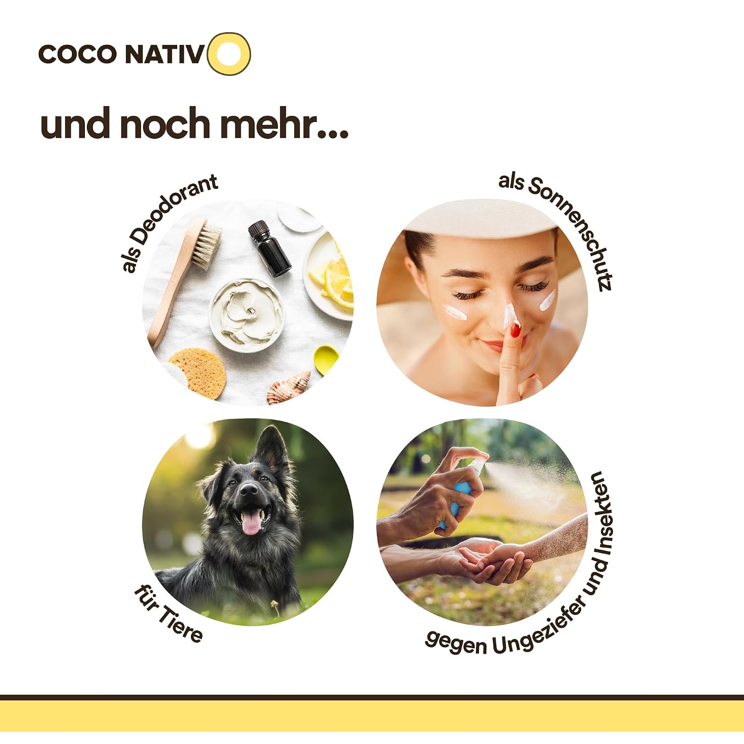 Detalle de Bio Kokosöl Geschmacksneutral CocoNativo 3x1000ml – Vielseitiges natives Bio-Kokosöl