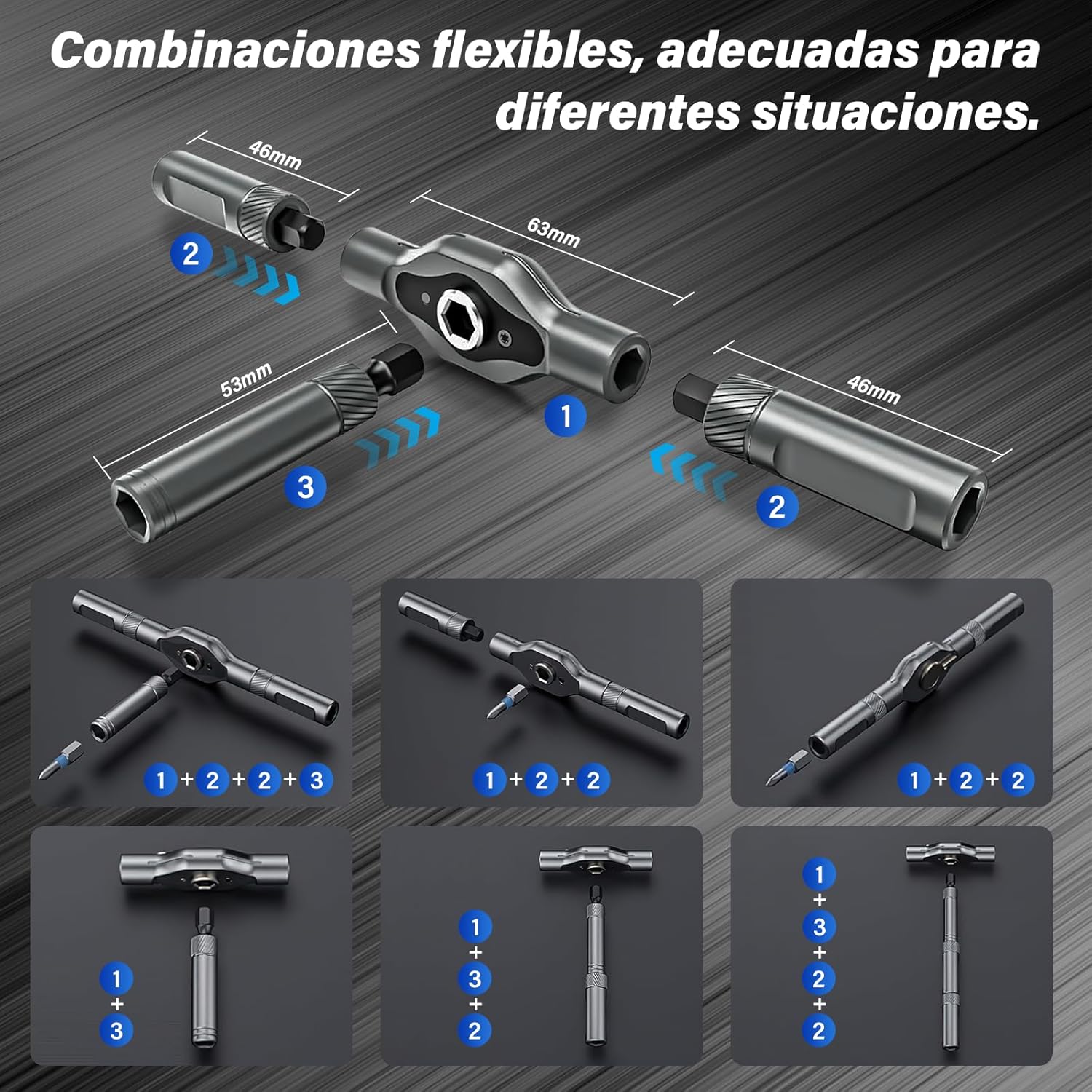 Thumbnail 3 de Koeutoze Juego de destornilladores 42 en 1