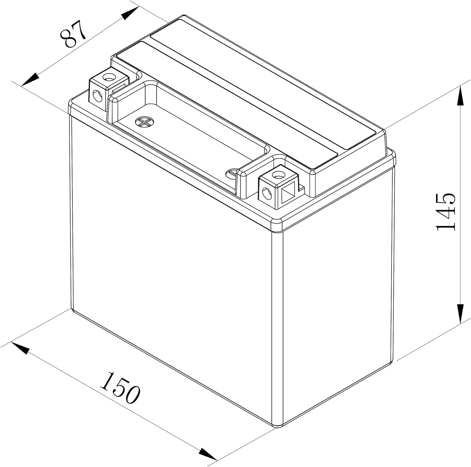 Thumbnail 1 de Bosch FA106 AGM-Motorradbatterie 12V 12Ah / 200A – wartungsarm, für Roller, Enduros & mehr