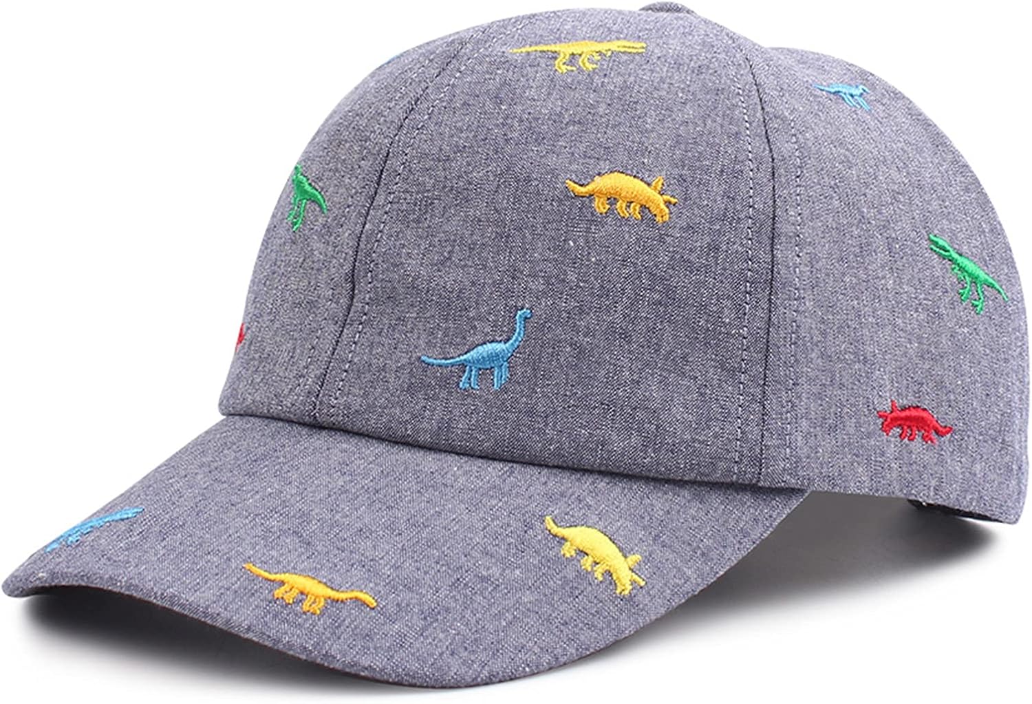 Thumbnail 6 de XIAOHAWANG Sommer Baseball Cap für Kinder 2–6 Jahre mit Dinosaurier-Stickerei – Verstellbare Schirmmütze aus Baumwolle