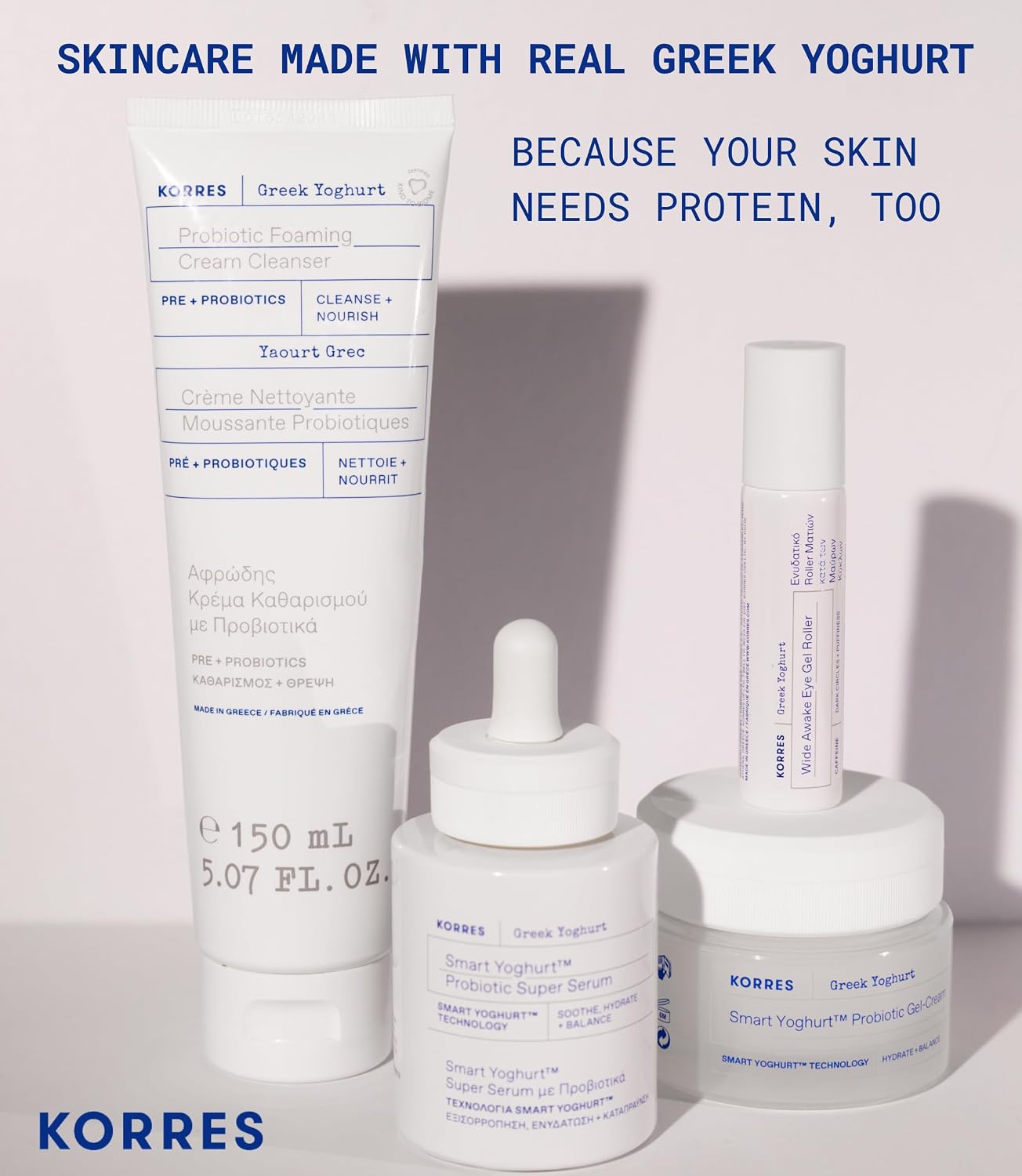 Detalle 2 de KORRES Greek Yoghurt Eye Gel with Caffeine and Hyaluronic Acid