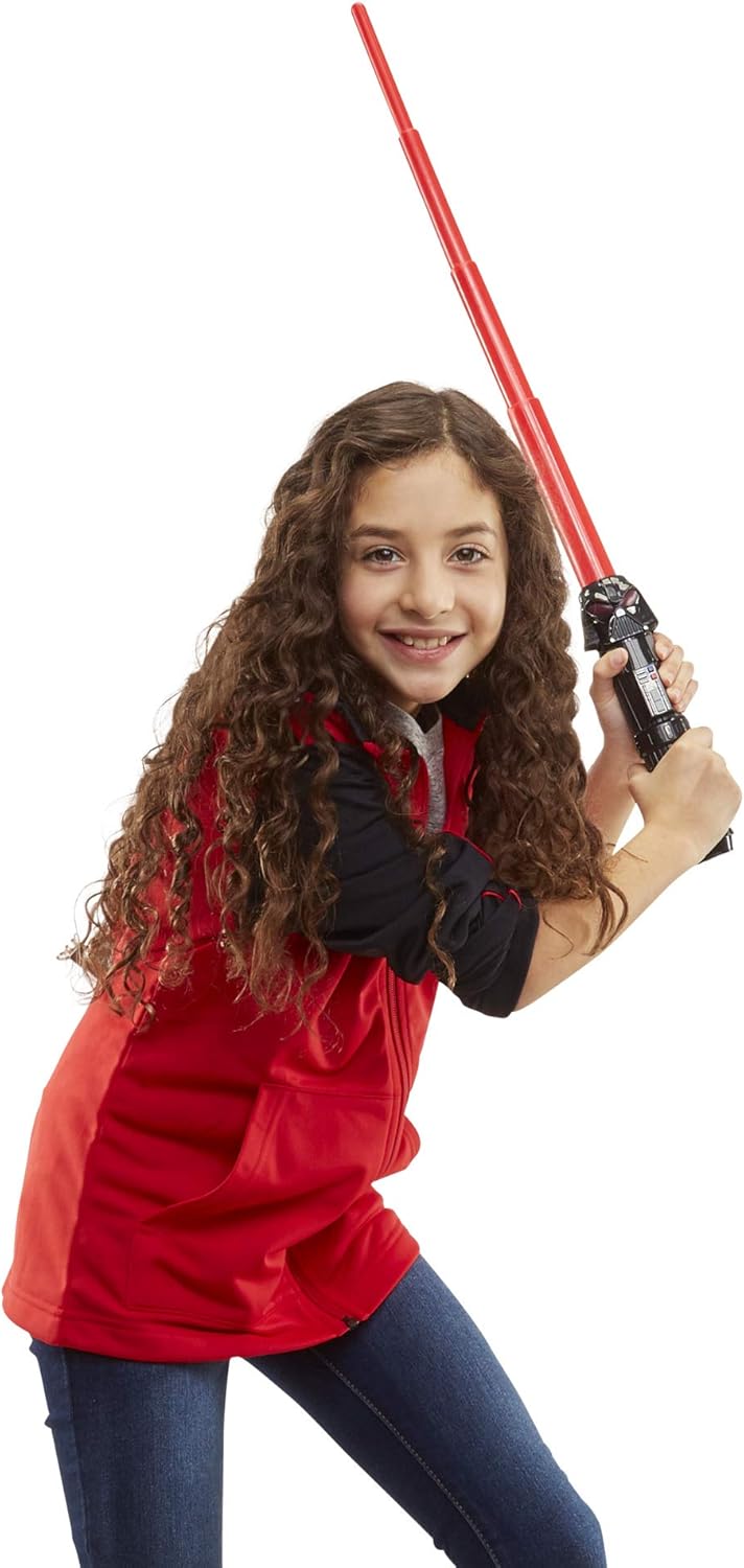 Thumbnail 5 de Star Wars Lightsaber Squad – sabre laser Dark Vador à lame rouge, extension, jouet de déguisement dès 4 ans