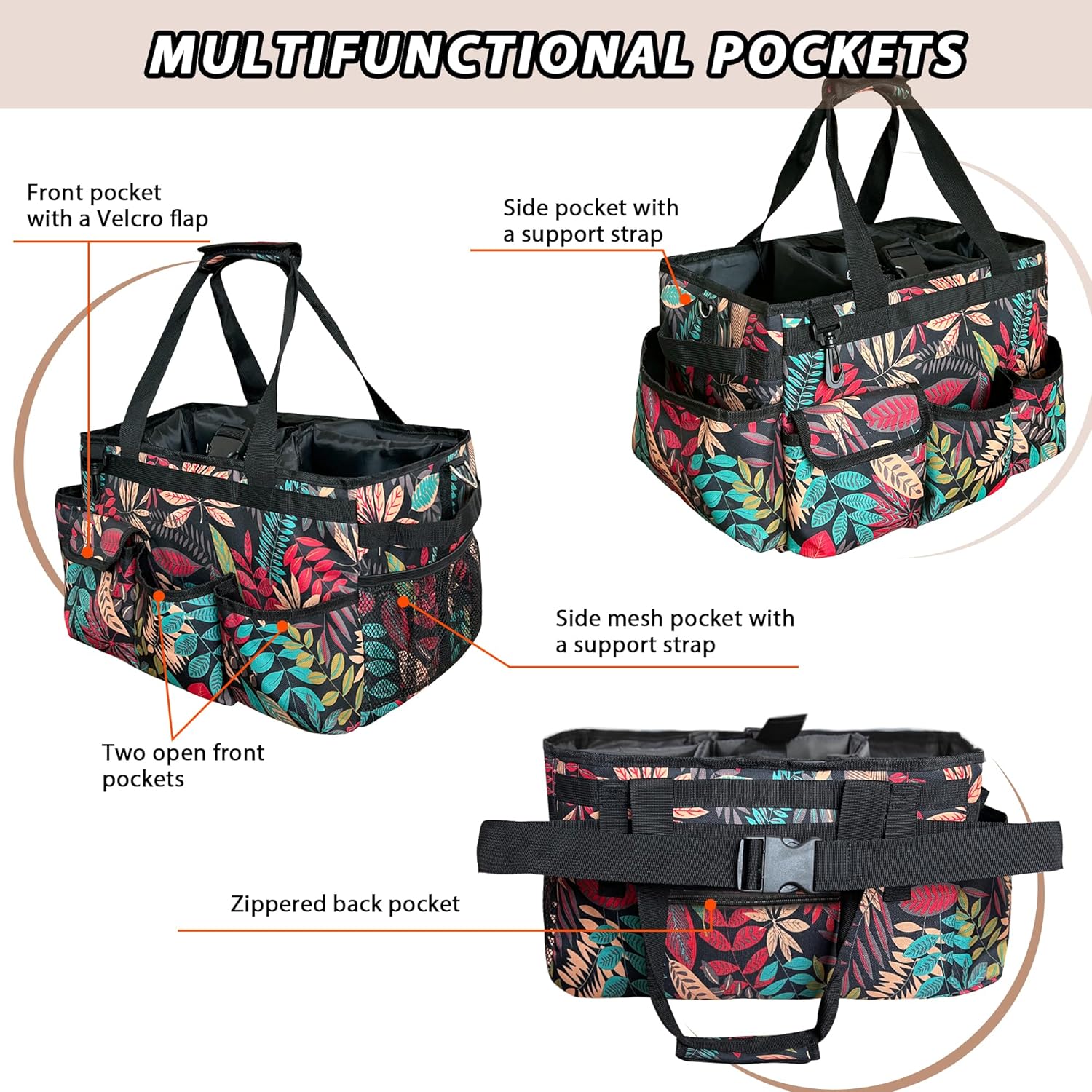 Thumbnail 4 de DCY BLUE Cleaning Caddy Organizer With Handle (large cleaning caddy bag)