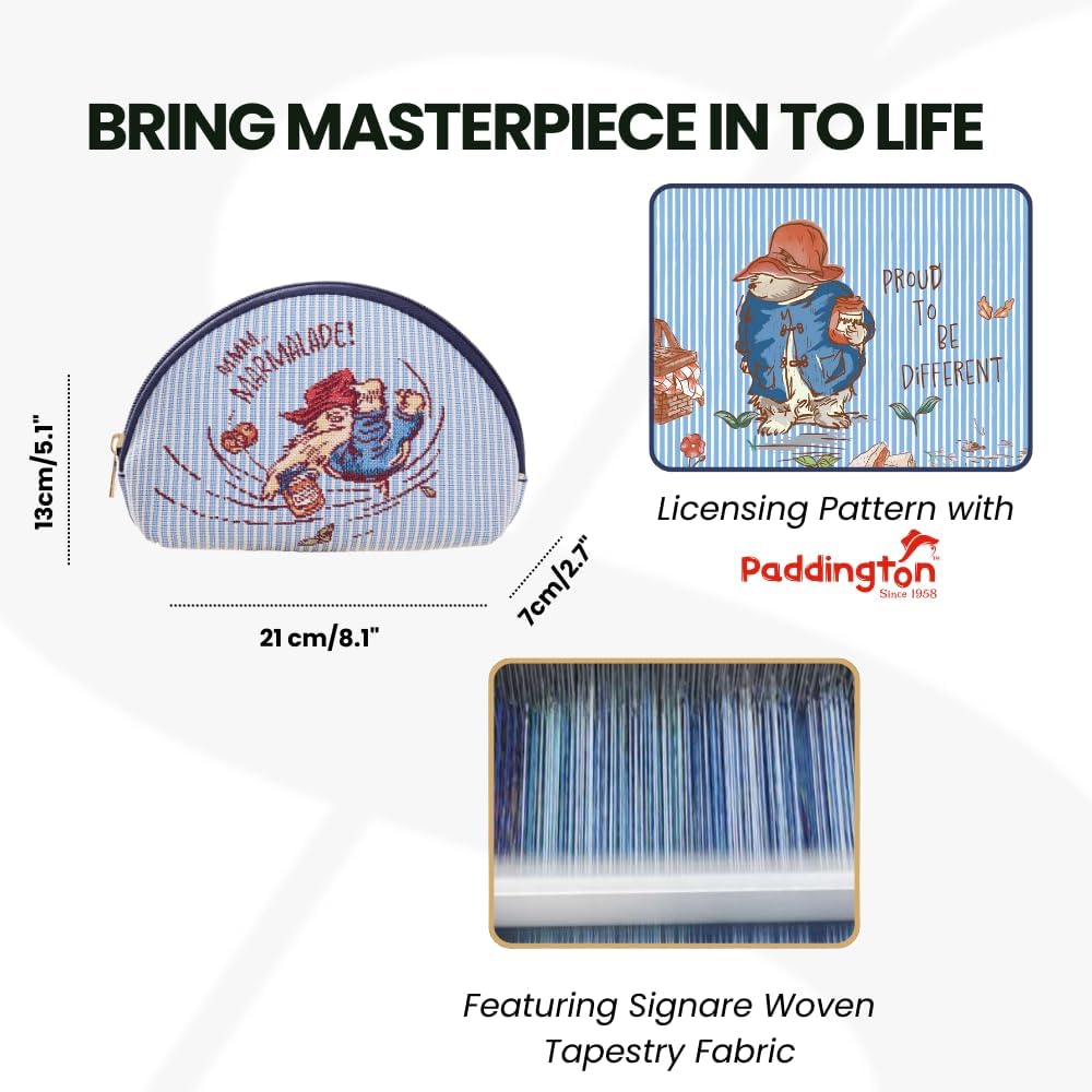 Thumbnail 2 de Signare Tapestry Makeup Bag Paddington Classic Marmalade