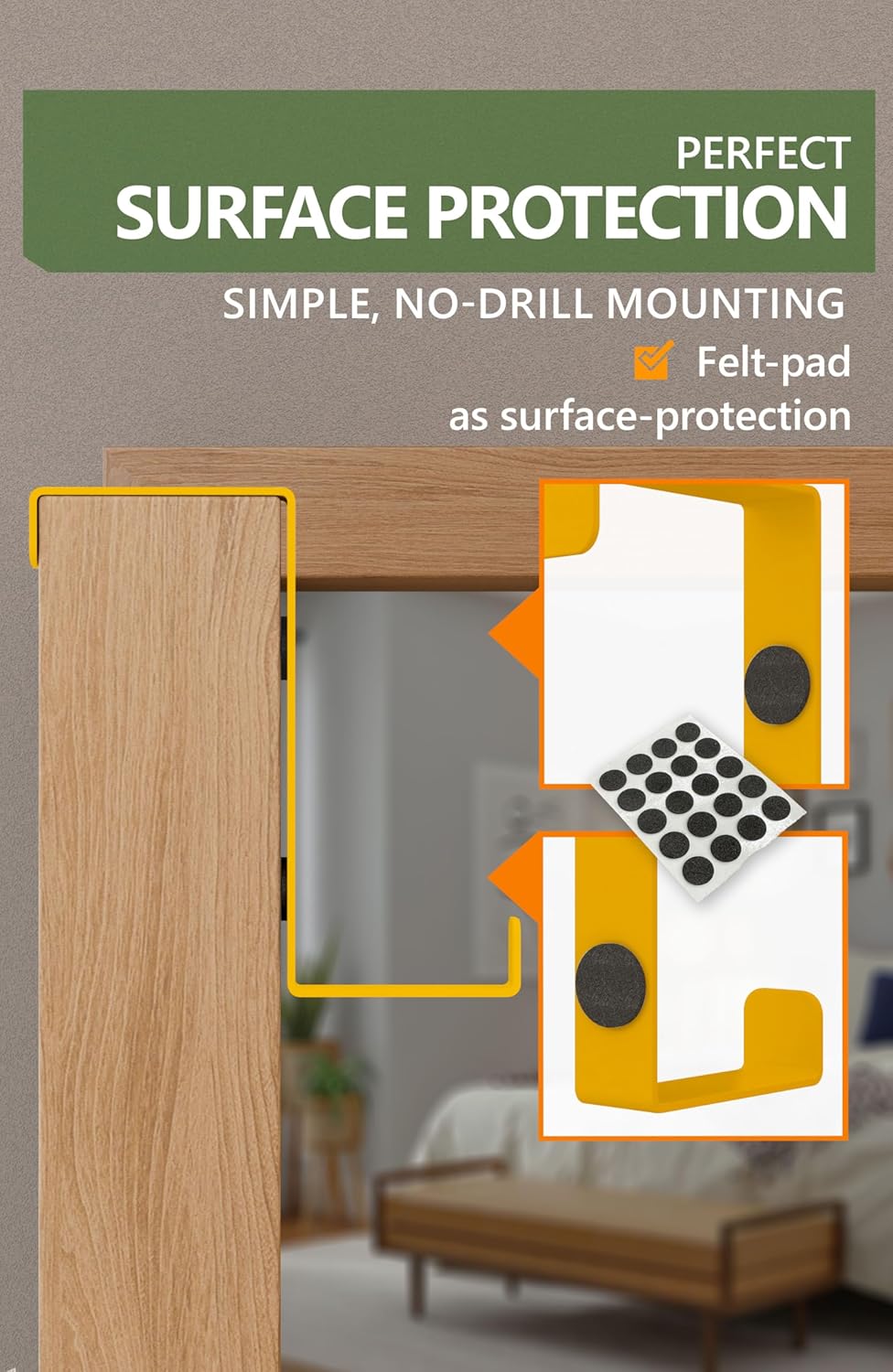 Thumbnail 5 de 4smile over door hooks set of 10, 3.6 to 4.6 cm