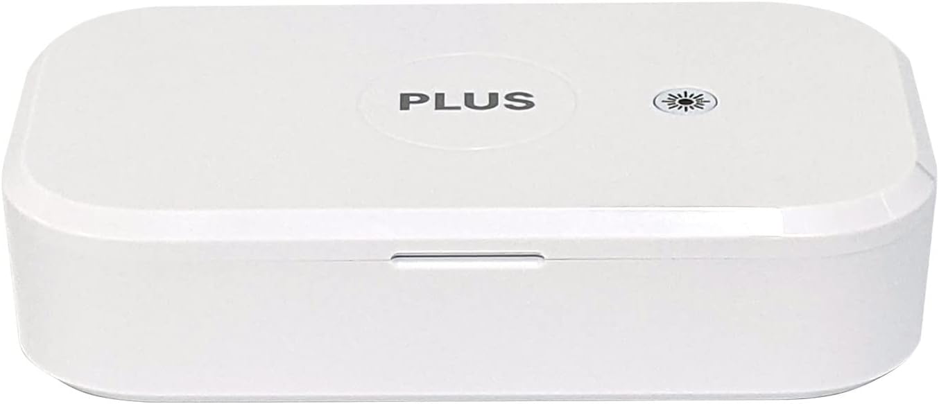 プラス USC-101WH UV除菌ケース ホワイト、UV-C・2分／10分モード・自動停止機能