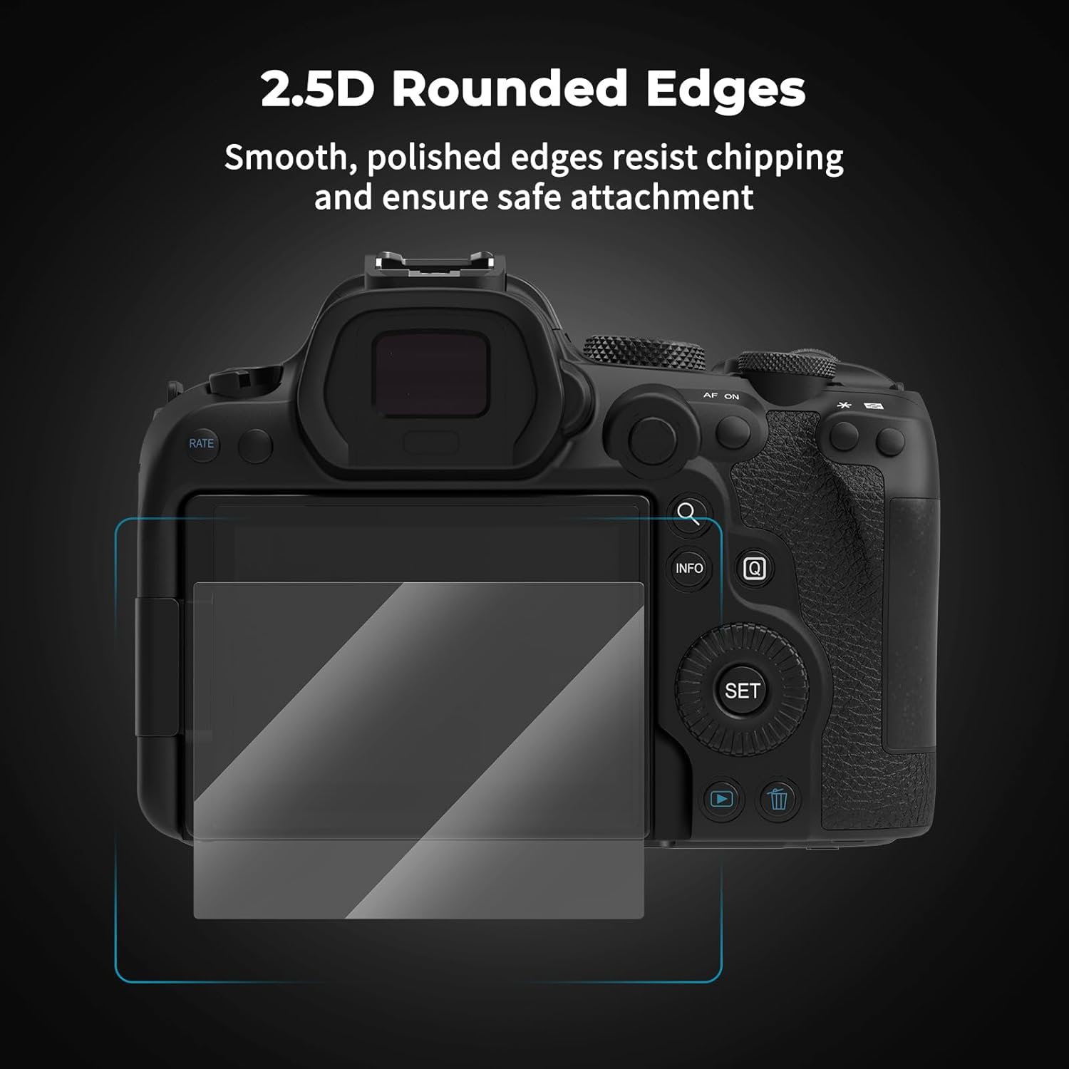 Thumbnail 5 de SmallRig Lot de 3 Protections d'Écran pour Canon R6 / R6 II / R7 – Verre Trempé Ultra-Fin 0,3 mm