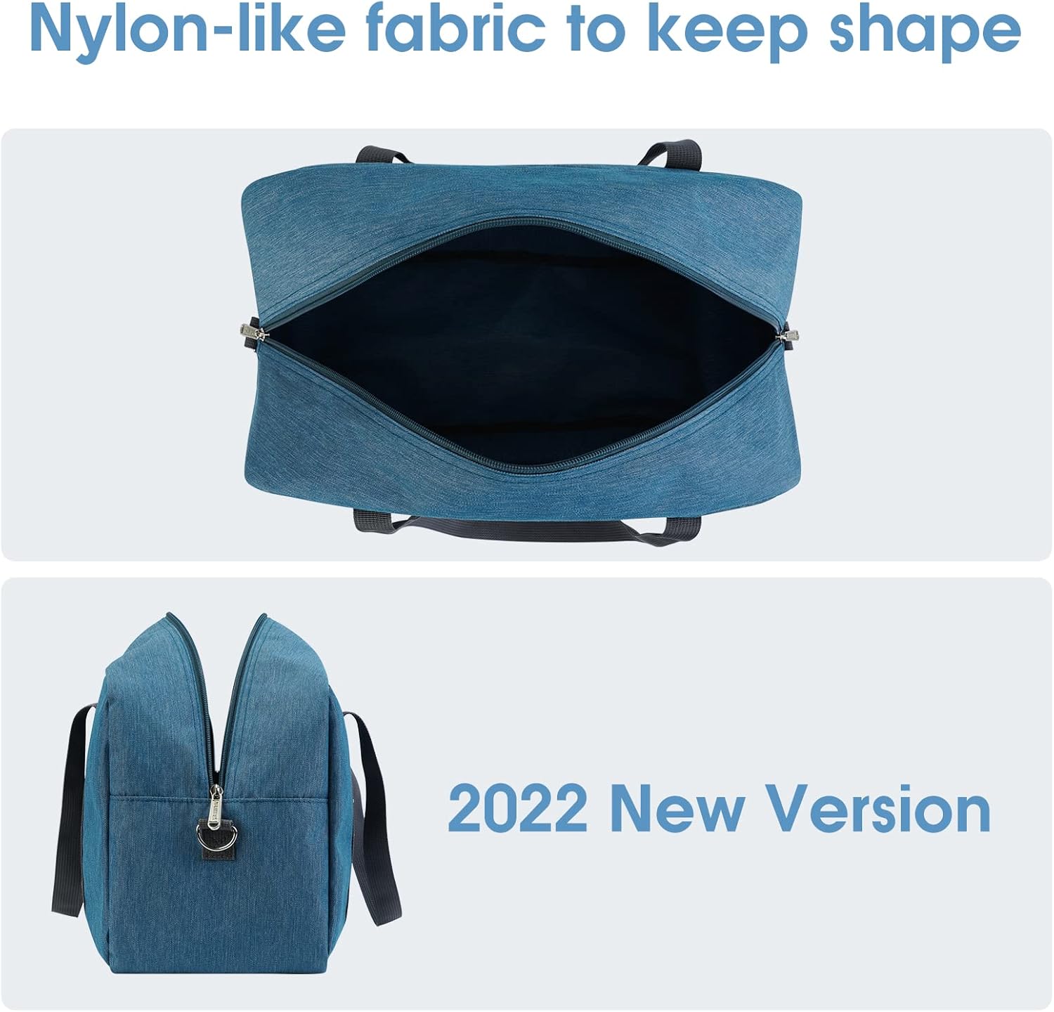 Detalle de for Ryanair Cabin Bags 40x30x20 Underseat Foldable Travel Duffel Bag Holdall Navy 20L
