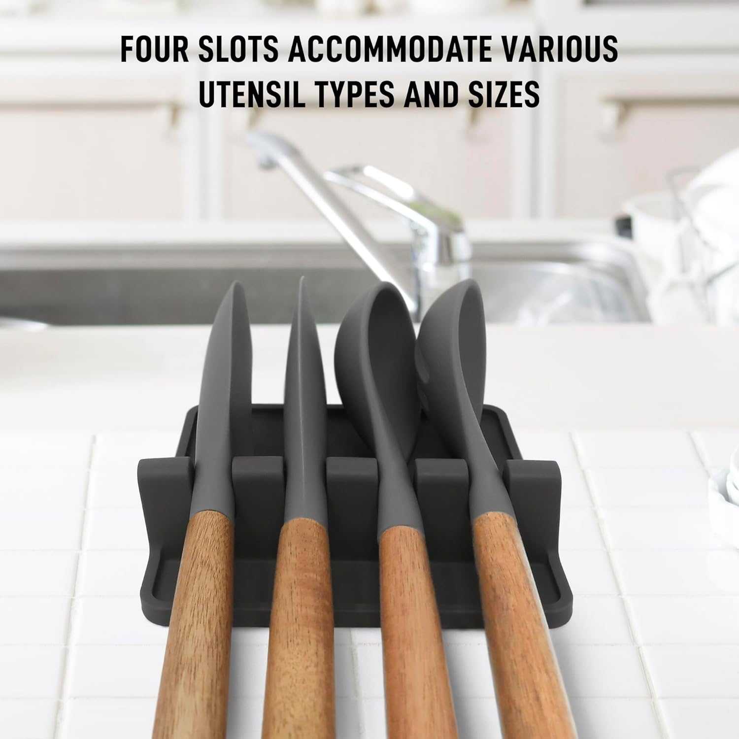 Thumbnail 2 de Zulay Spoon Rest for Multiple Utensils