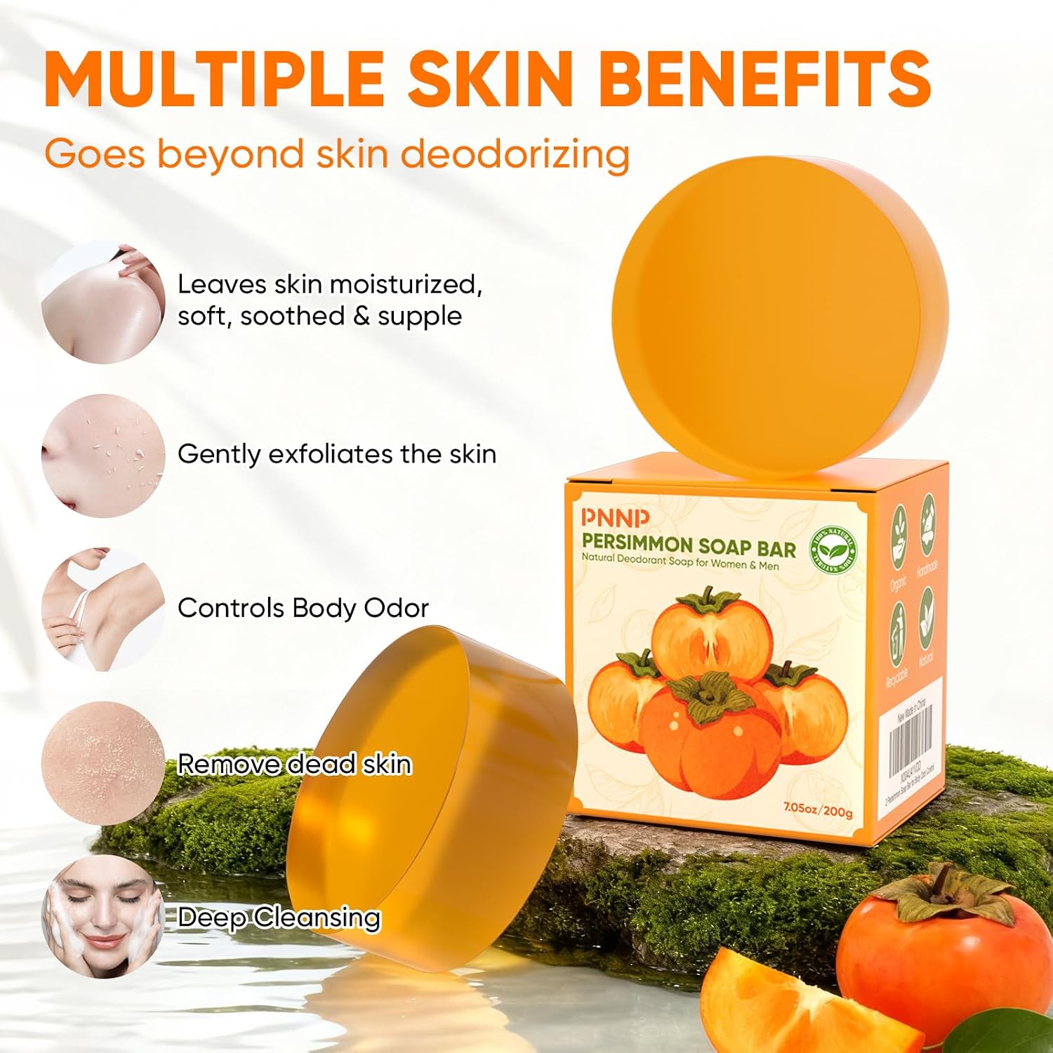 Detalle de Persimmon Soap Bars, 2-Pack