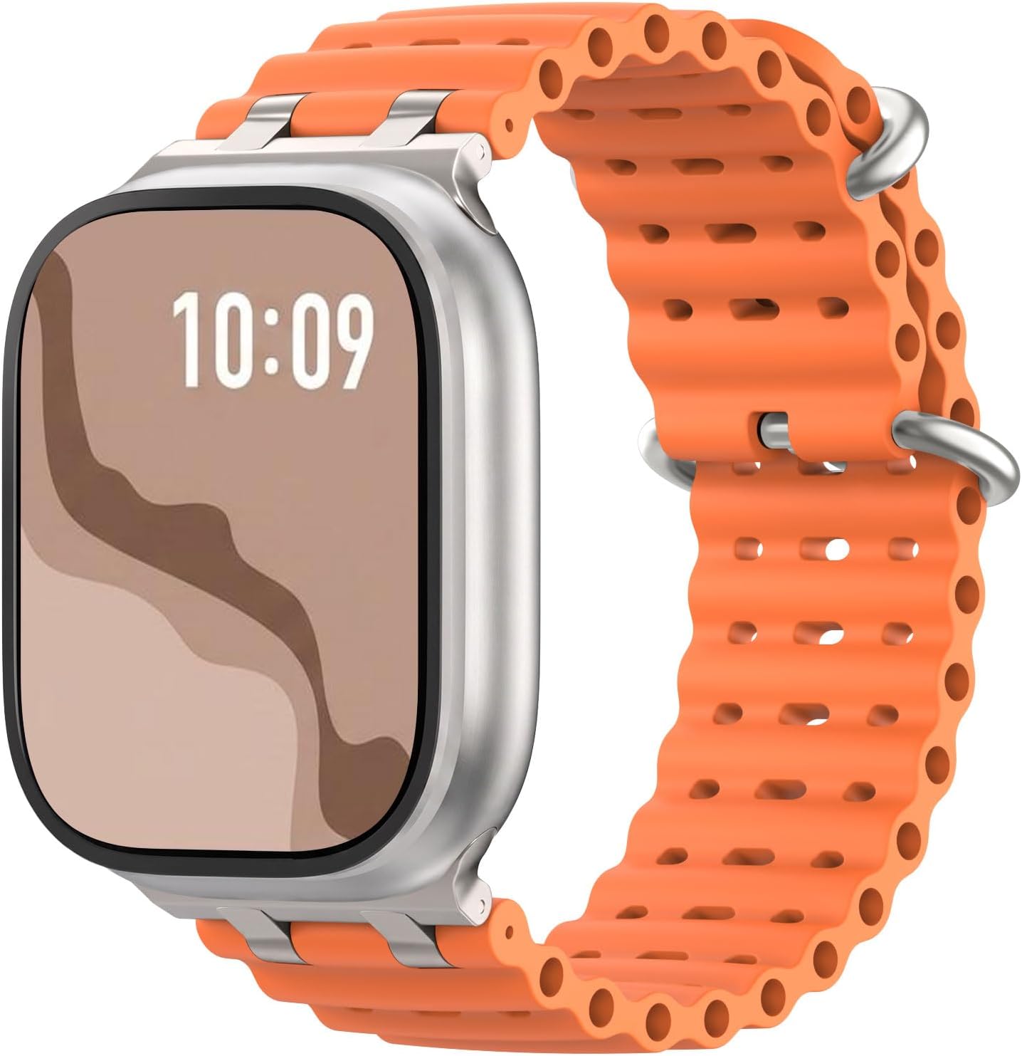 Detalle de Astorgos Two-Tone Ocean Watch Band for Apple Watch, Breathable Silicone