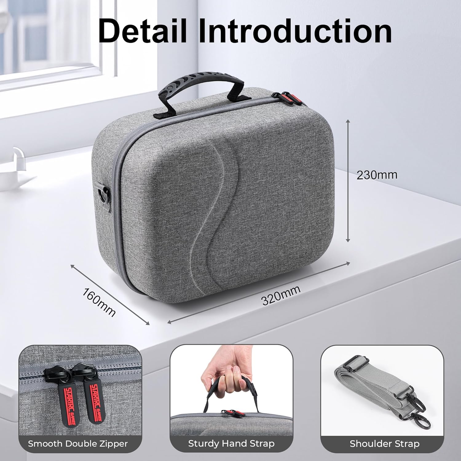 Thumbnail 5 de DEVASO Large Carrying Case for Meta Quest 3S Accessories