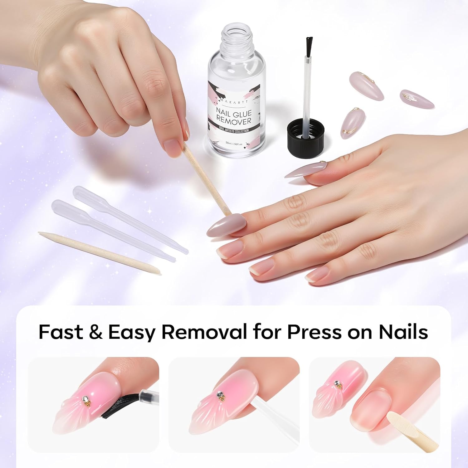 Thumbnail 4 de Makartt Nail Glue Remover 30ML for Press On Nails
