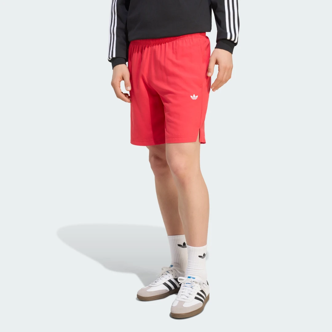 Detalle de BAÑADOR TREFOIL ESSENTIALS de Adidas — Rojo