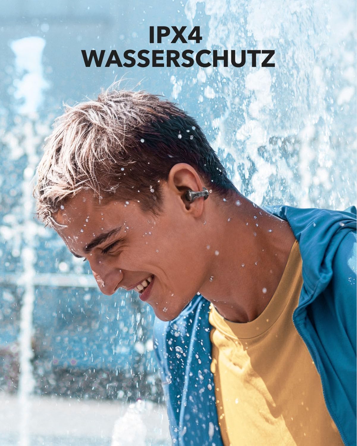 Detalle de soundcore C30i by Anker Open-Ear Earbuds mit Clip – leichte Clip-on Kopfhörer für Sport, bis 30 h