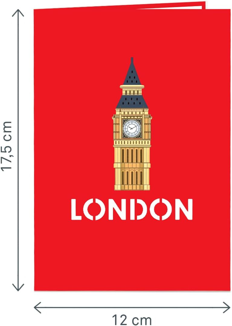 Thumbnail 3 de papercrush Carte pop-up Londres – Carte anniversaire 3D