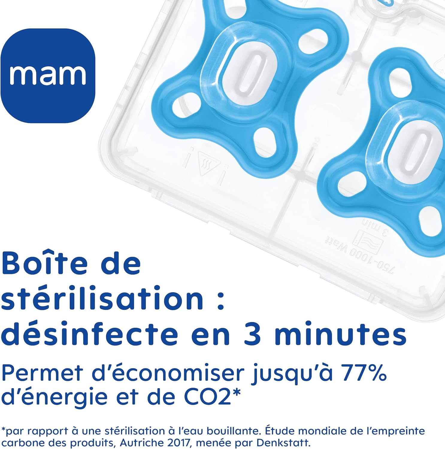 Thumbnail 3 de MAM Sucette Comfort Naissance 0-2 mois, Rose/Beige - Lot de 2 tétines
