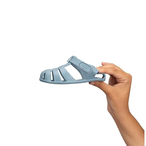 Detalle de IGOR Cangrejeras Barefoot Nemo Solid S10324 — Talla 22, color Oceano