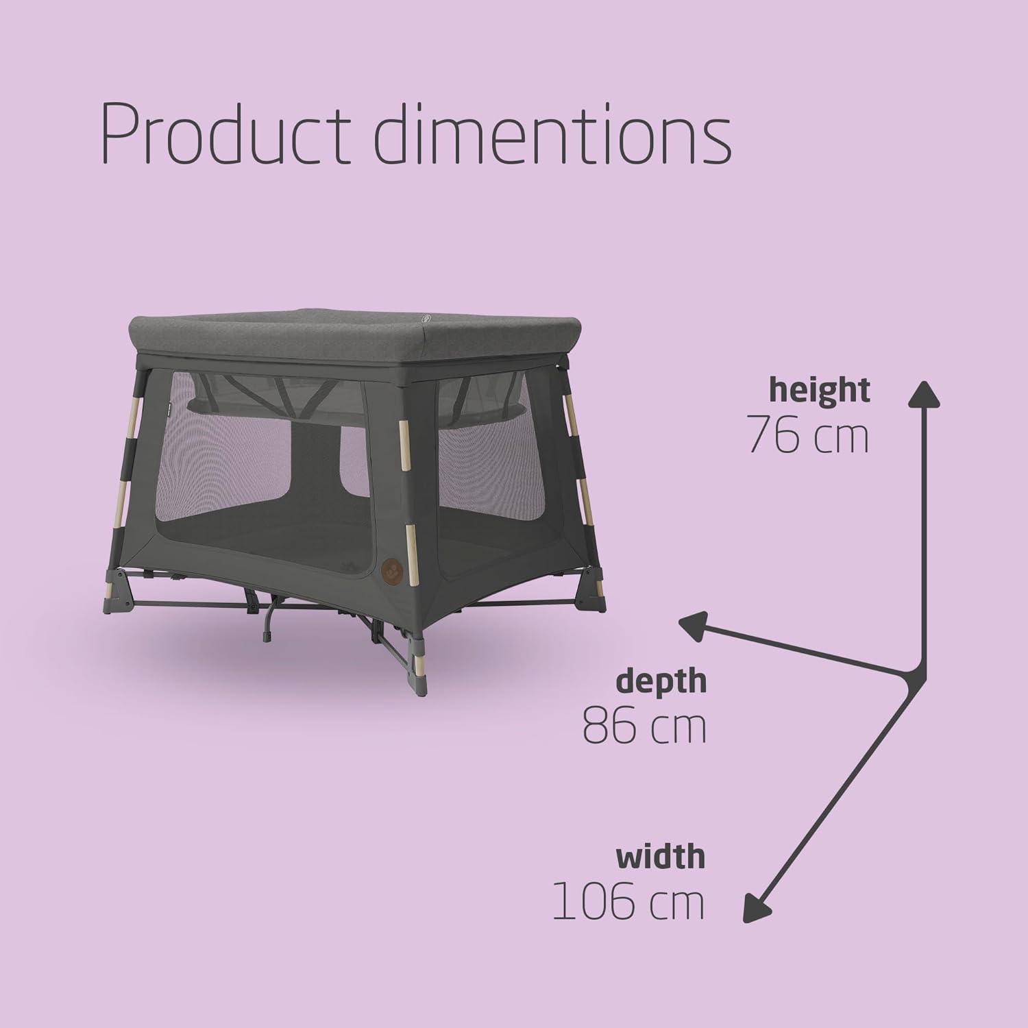 Thumbnail 6 de Maxi-Cosi Swift 3-in-1 Lightweight Travel Cot & Playpen