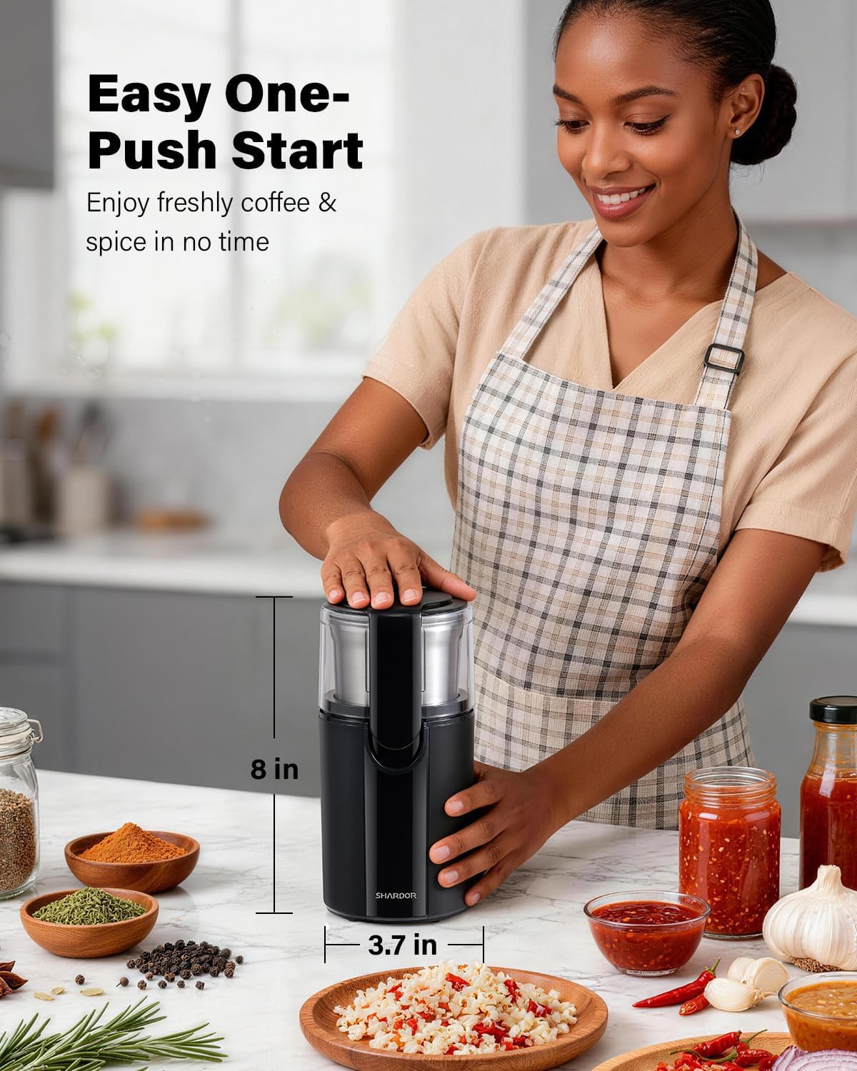 Thumbnail 5 de SHARDOR Coffee Grinder Electric 200W