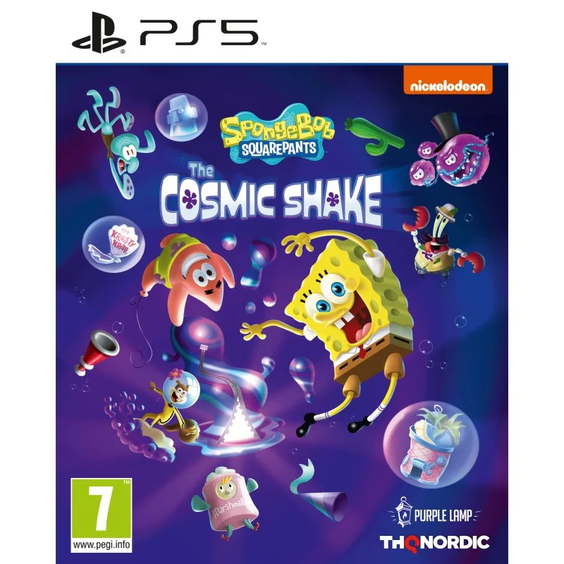 Detalle de Bob Esponja Cosmic Shake PS5 — una aventura colorida para fans y curiosos