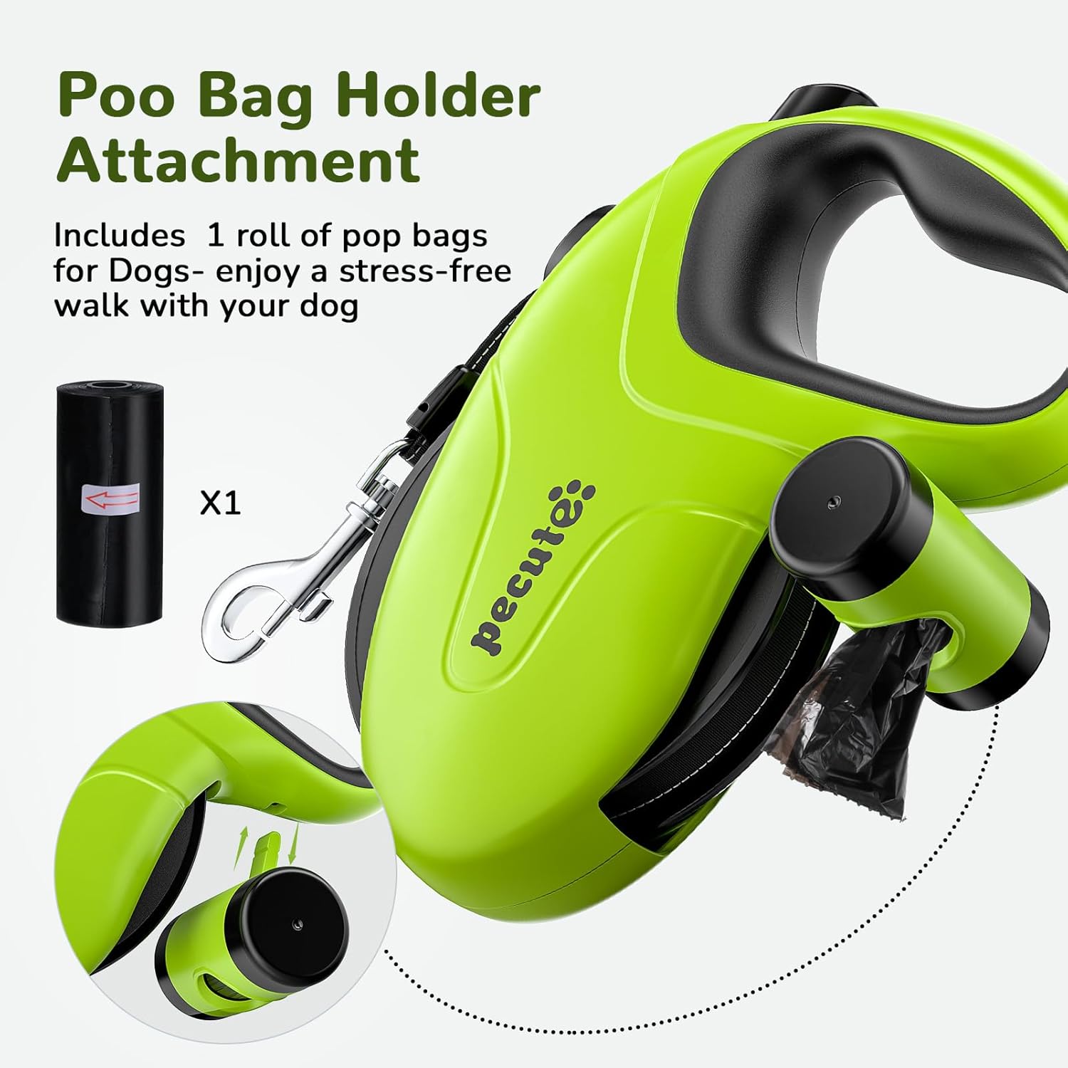 Thumbnail 6 de Pecute Retractable Dog Leash 10m 🐕