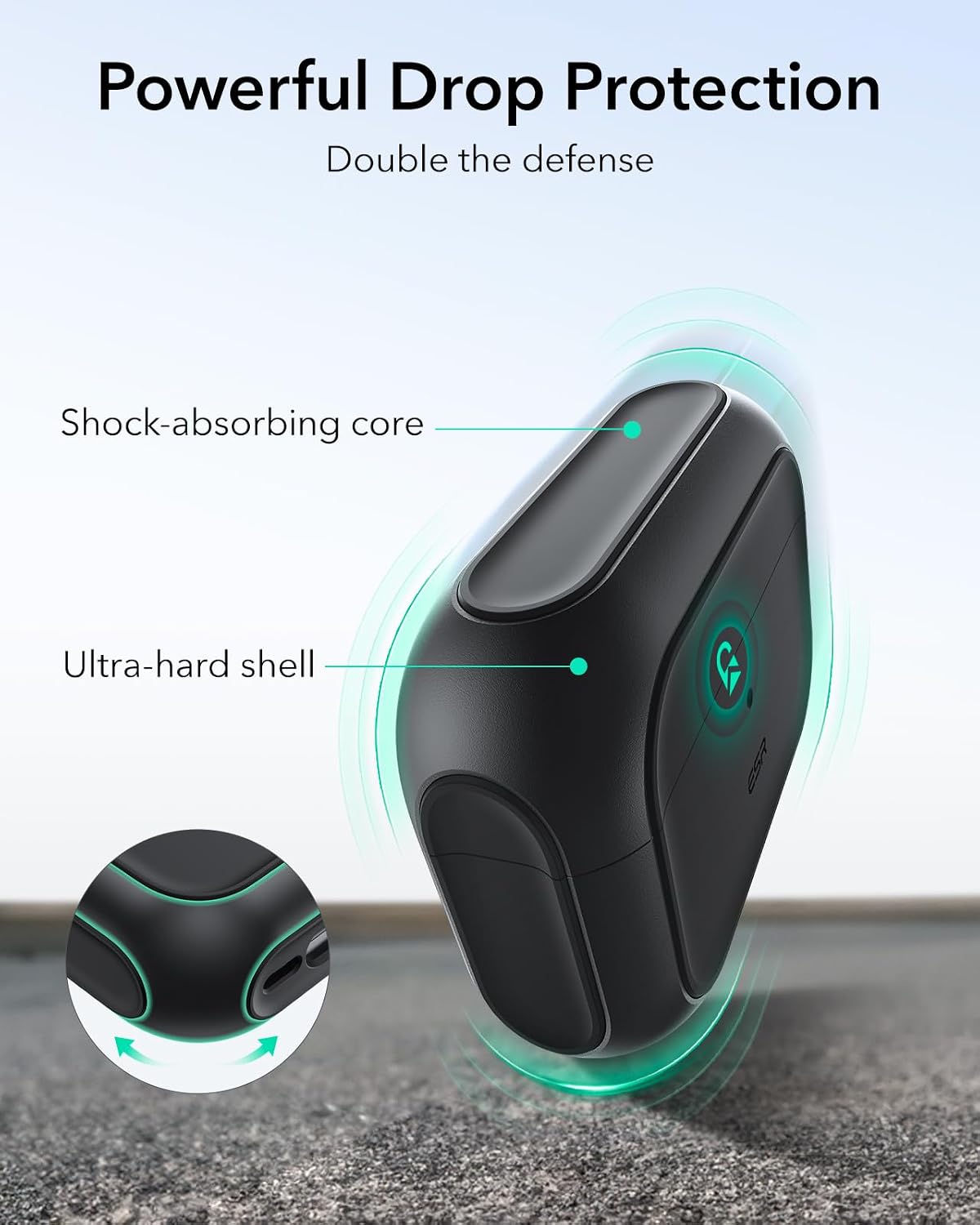 Thumbnail 4 de ESR AirPods Pro 2 Case MagSafe, Drop Protection