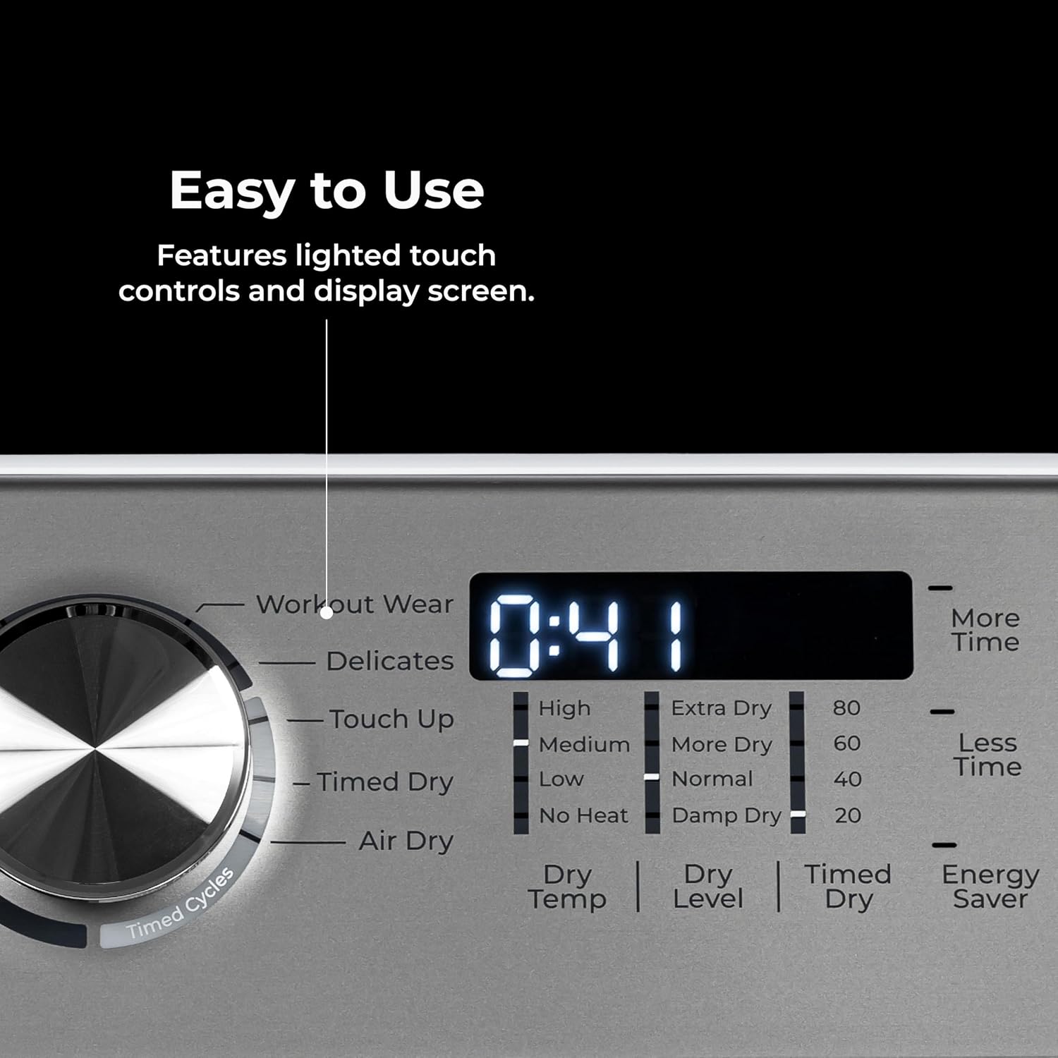 Detalle de Kenmore 7.0 cu. ft. Front Load Gas Dryer with Smart Sensor Drying