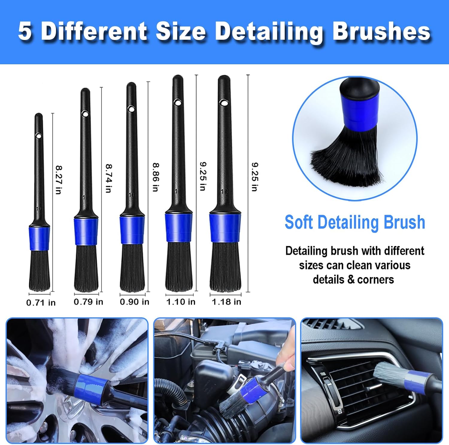 Thumbnail 4 de NIKCOSMK 12Pcs Wheel Brush Kit