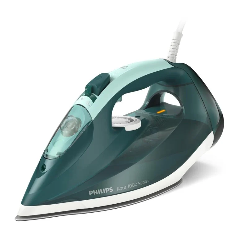 Detalle de Plancha a vapor Philips 7000 Series DST7031/70 2800W SteamGlide Plus Verde Menta