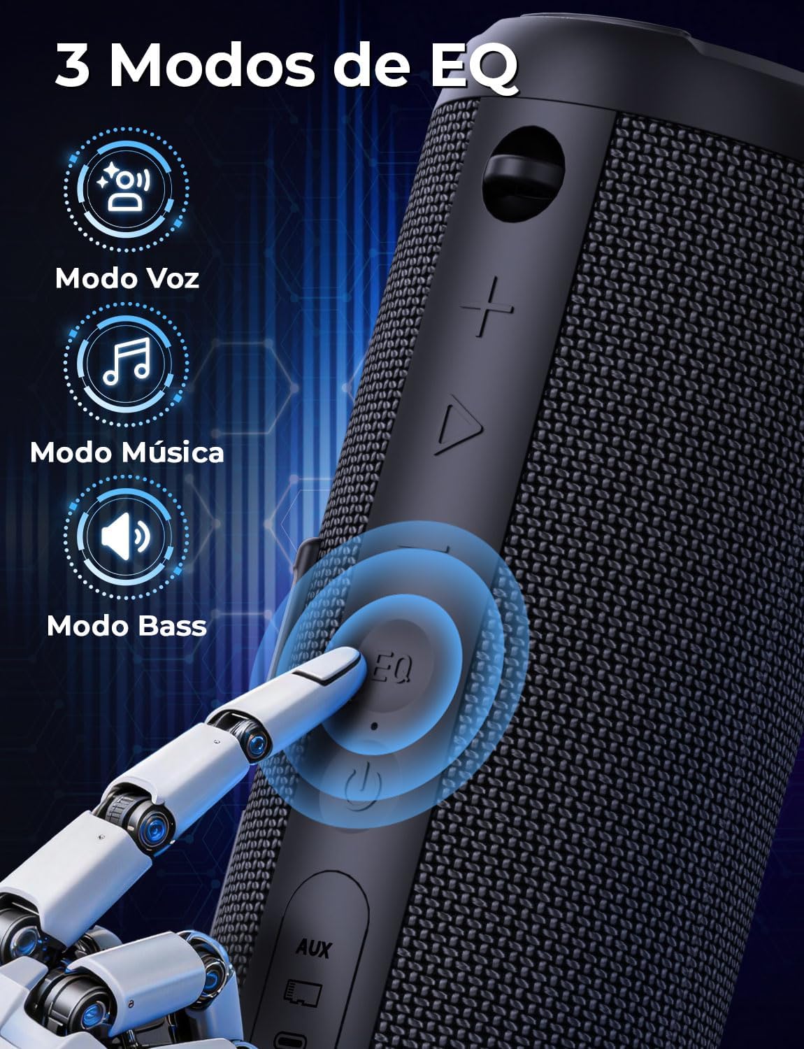 Thumbnail 3 de RIENOK Altavoz Bluetooth 40W 30H