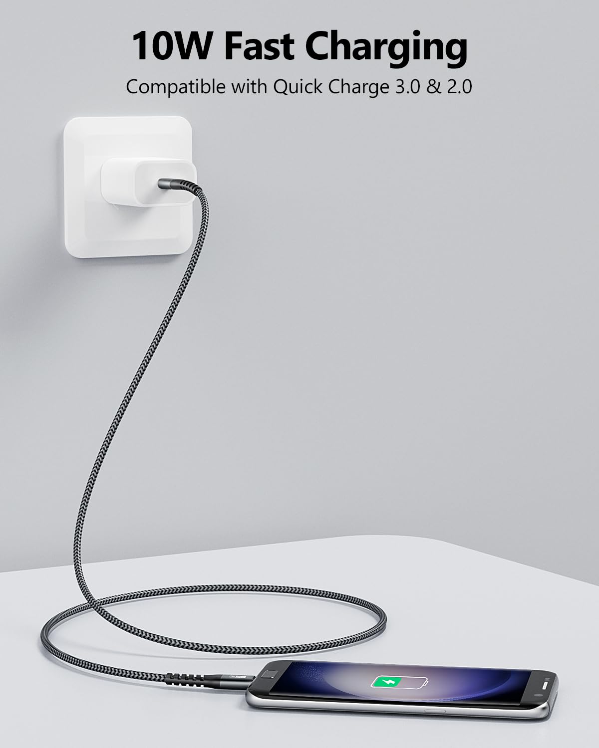 Thumbnail 3 de SUNGUY USB-C auf Micro USB Kabel – 0,3 m zum Laden und Daten synchronisieren