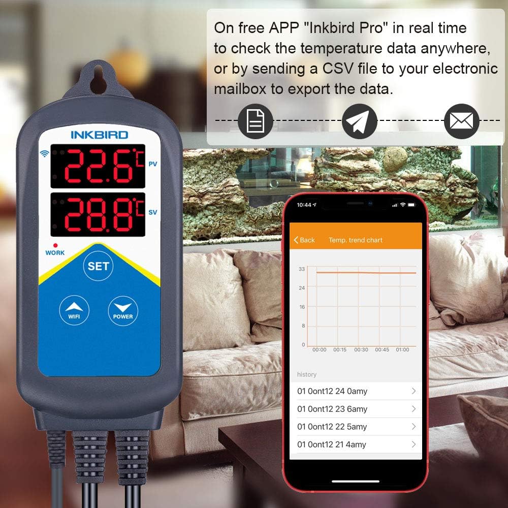 Thumbnail 6 de Inkbird ITC-306A WiFi aquarium temperature controller 🐟